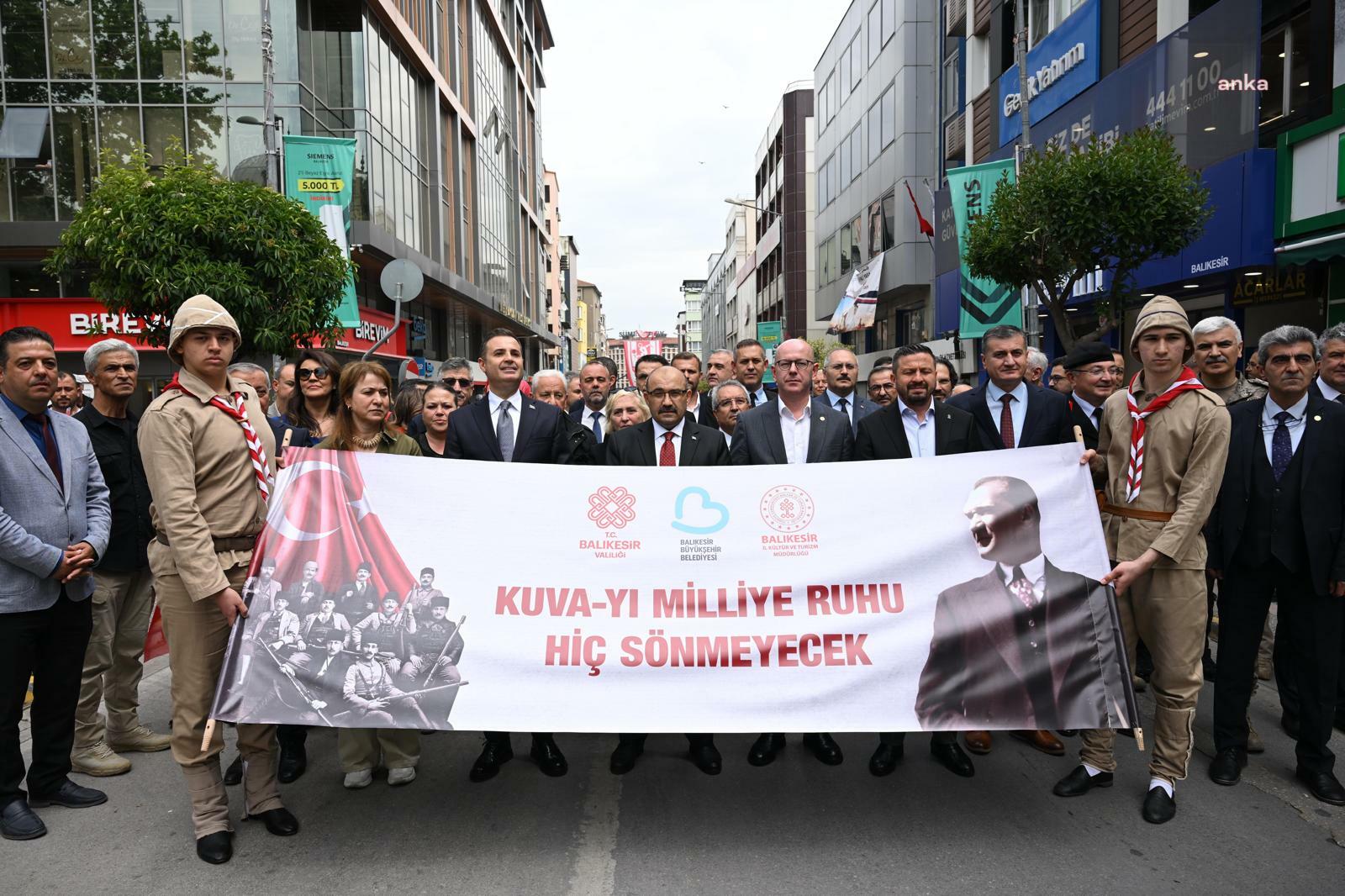 Balıkesir Büyükşehir Belediye Başkanı Akın: "Kuvayımilliyecilerin aziz hatırasına sonsuza kadar sahip çıkacağım"