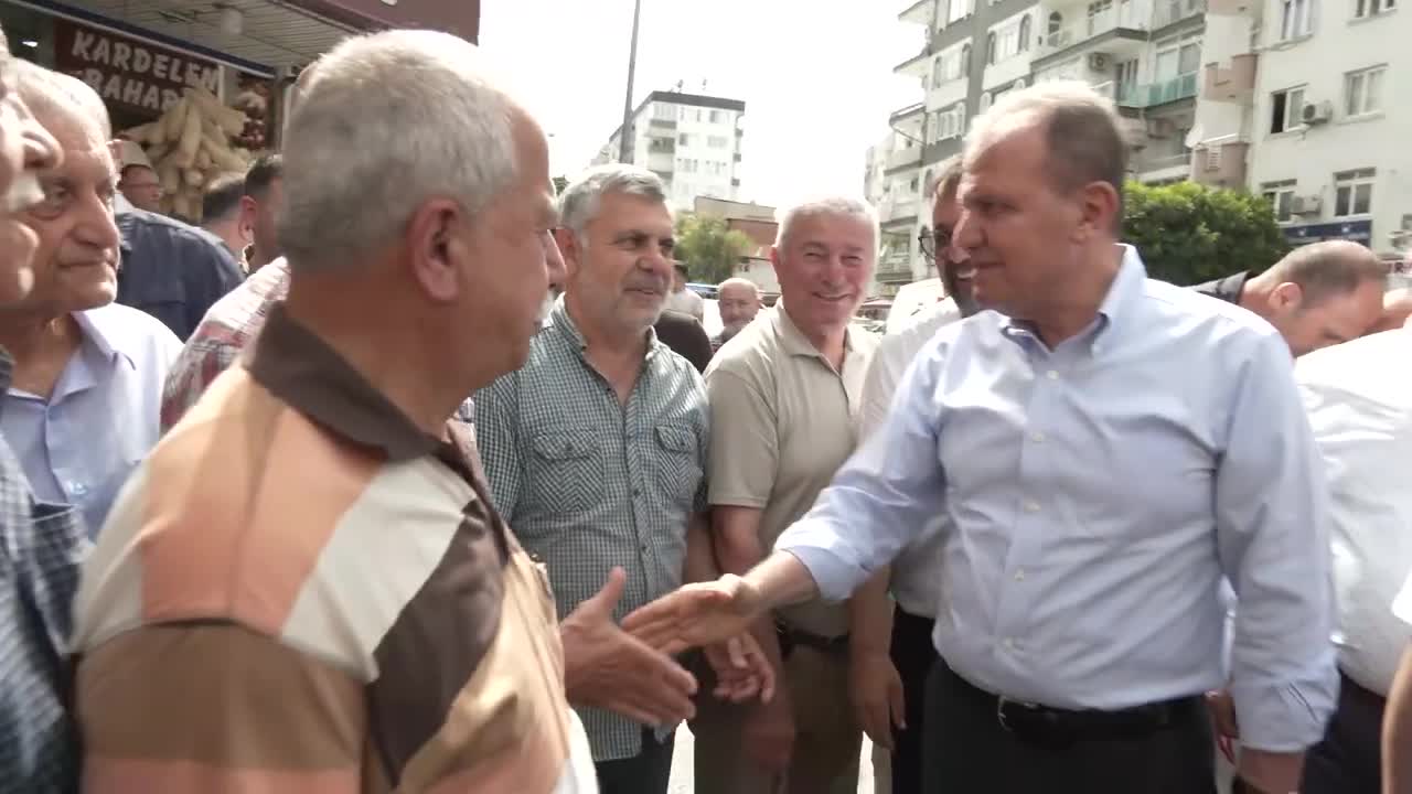 Mersin Büyükşehir Belediye Başkanı Seçer’den Kiremithane Pazar Yeri’ne ziyaret