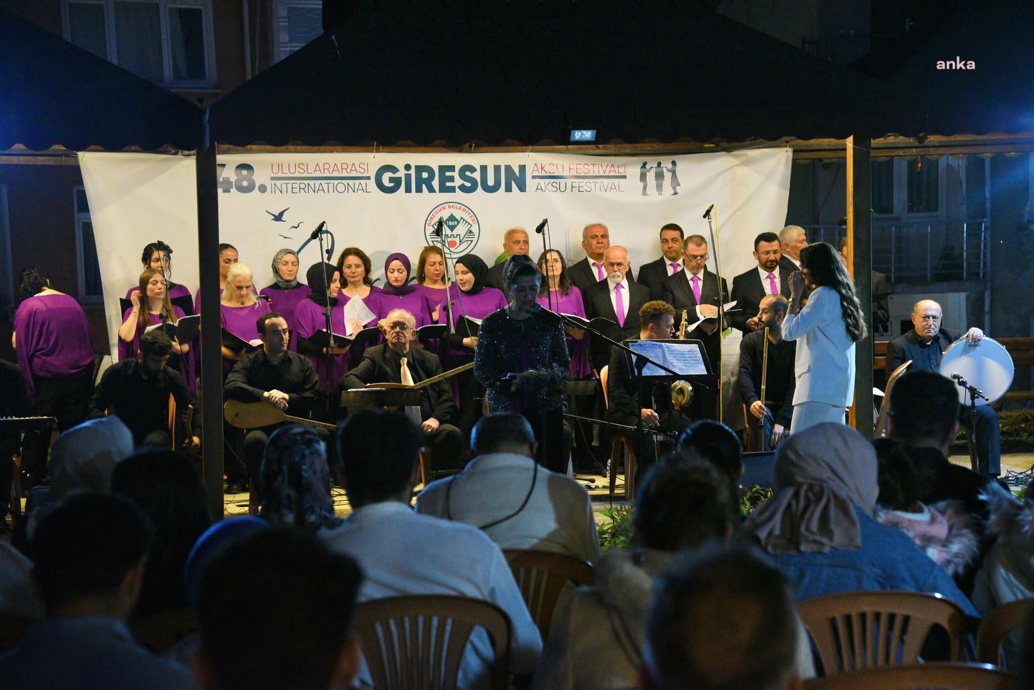 Giresun Aksu Festivali'ne yoğun ilgi