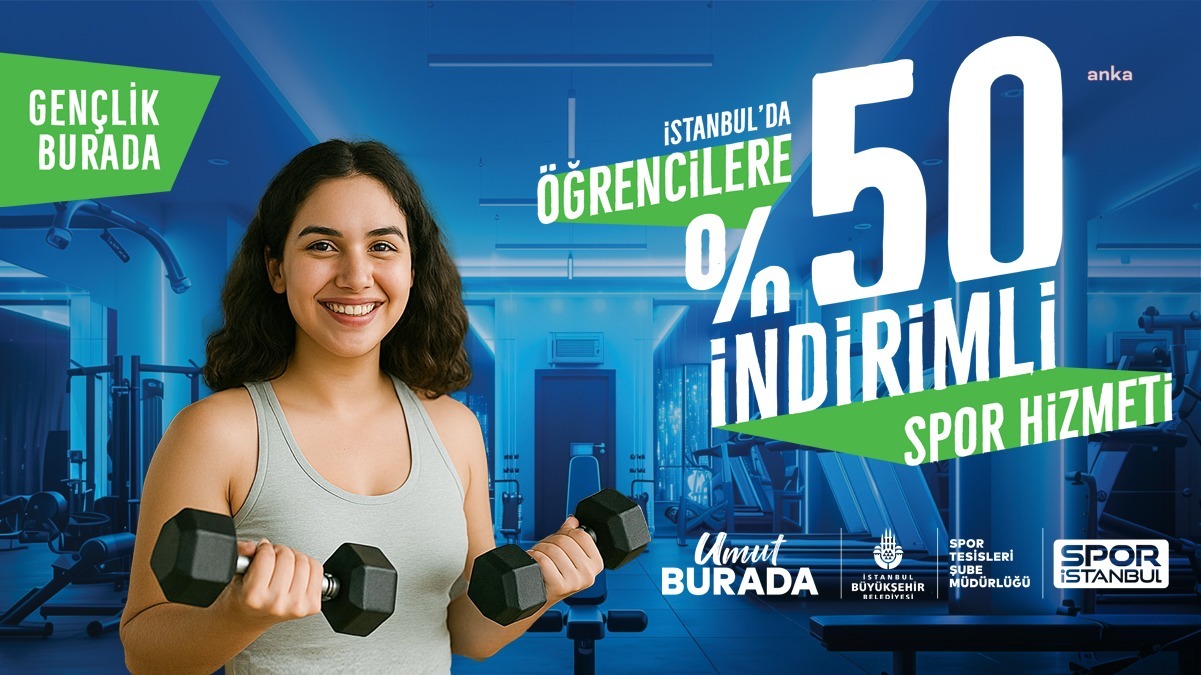 İBB’den öğrencilere spor tesislerinde yüzde 50 indirim