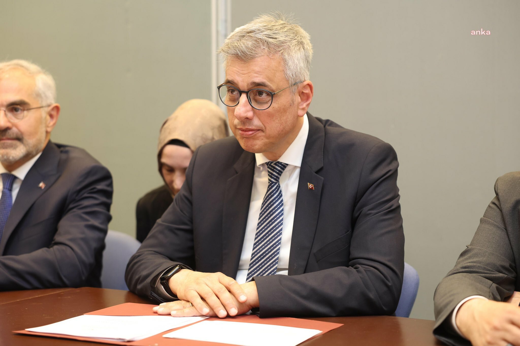 Bakan Memişoğlu, Gürcistanlı mevkidaşı Sarjveladze ile bir araya geldi