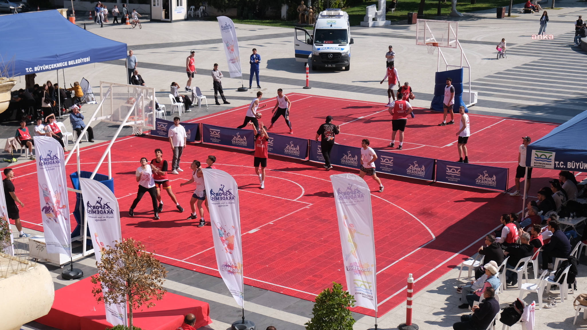 Büyükçekmece’de 19 Mayıs, 3x3 Basketbol Gençlik Kupası ile nefesleri kesti