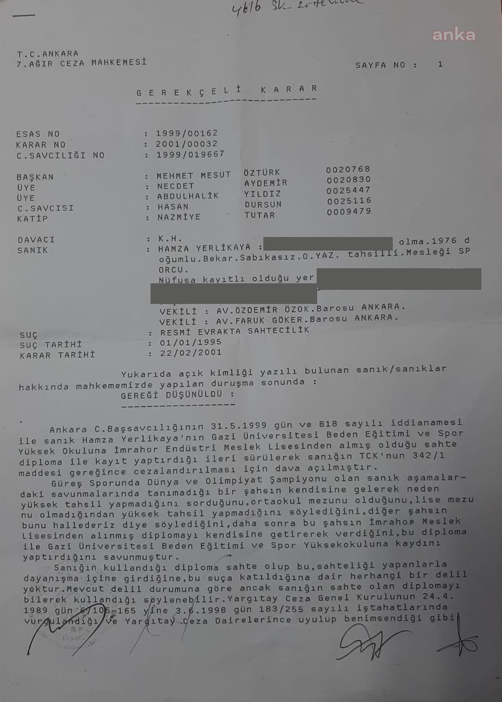 HAMZA YERLİKAYA’YA KÖTÜ HABER: 20 YILA KADAR HAPİS CEZASI İÇİN SUÇ DUYURUSU YAPILDI