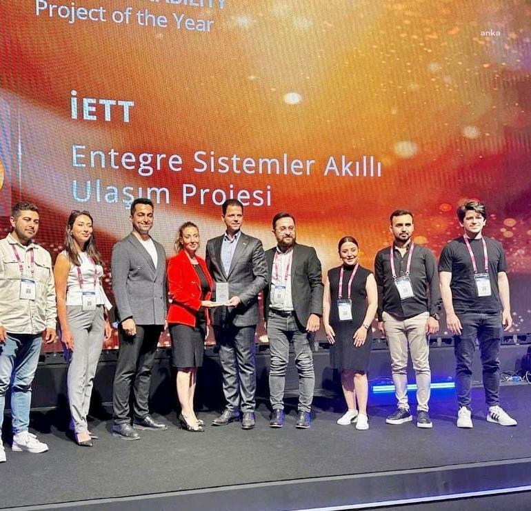 İETT’ye bilişimde “sürdürülebilirlik” kategorisinde uluslararası ödül