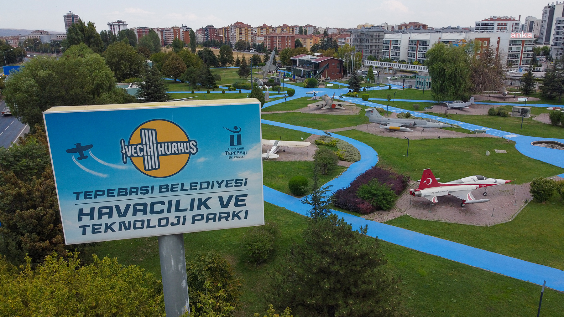 Tepebaşı Belediyesi Vecihi Hürkuş Havacılık ve Teknoloji Parkı'na yoğun ilgi