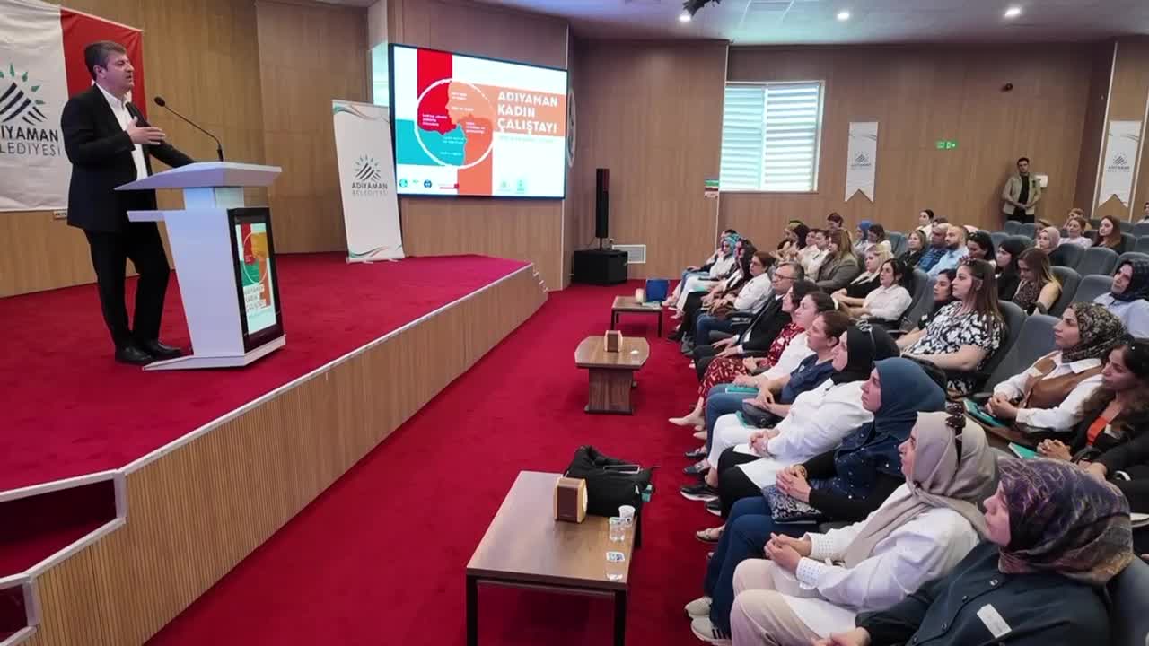 Adıyaman Belediyesi öncülüğünde “Kadın Çalıştayı” düzenlendi