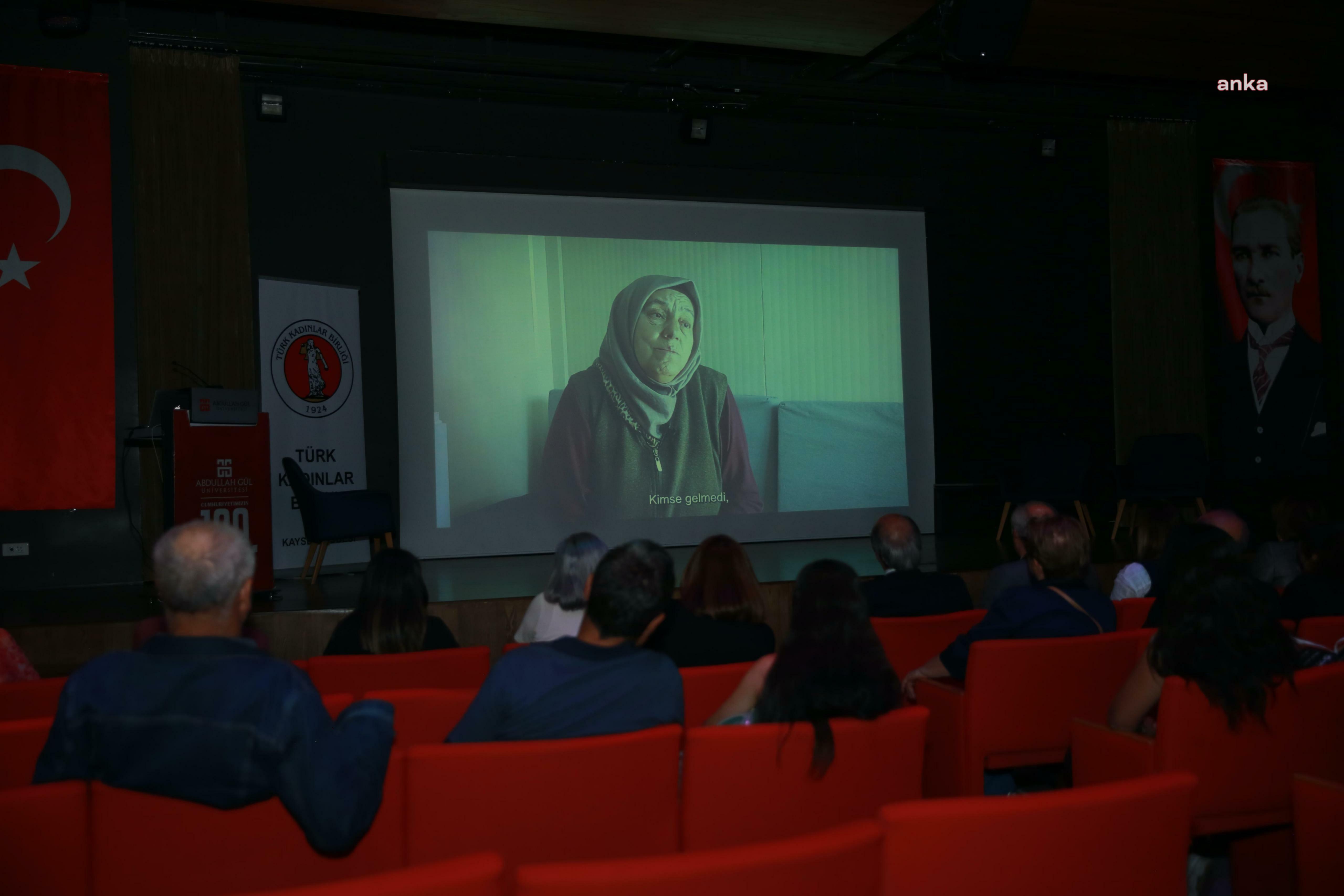 Adıyaman Belediyesi’nin 04.17 Belgesel Atölyesi, Kayseri’de izleyiciyle buluştu
