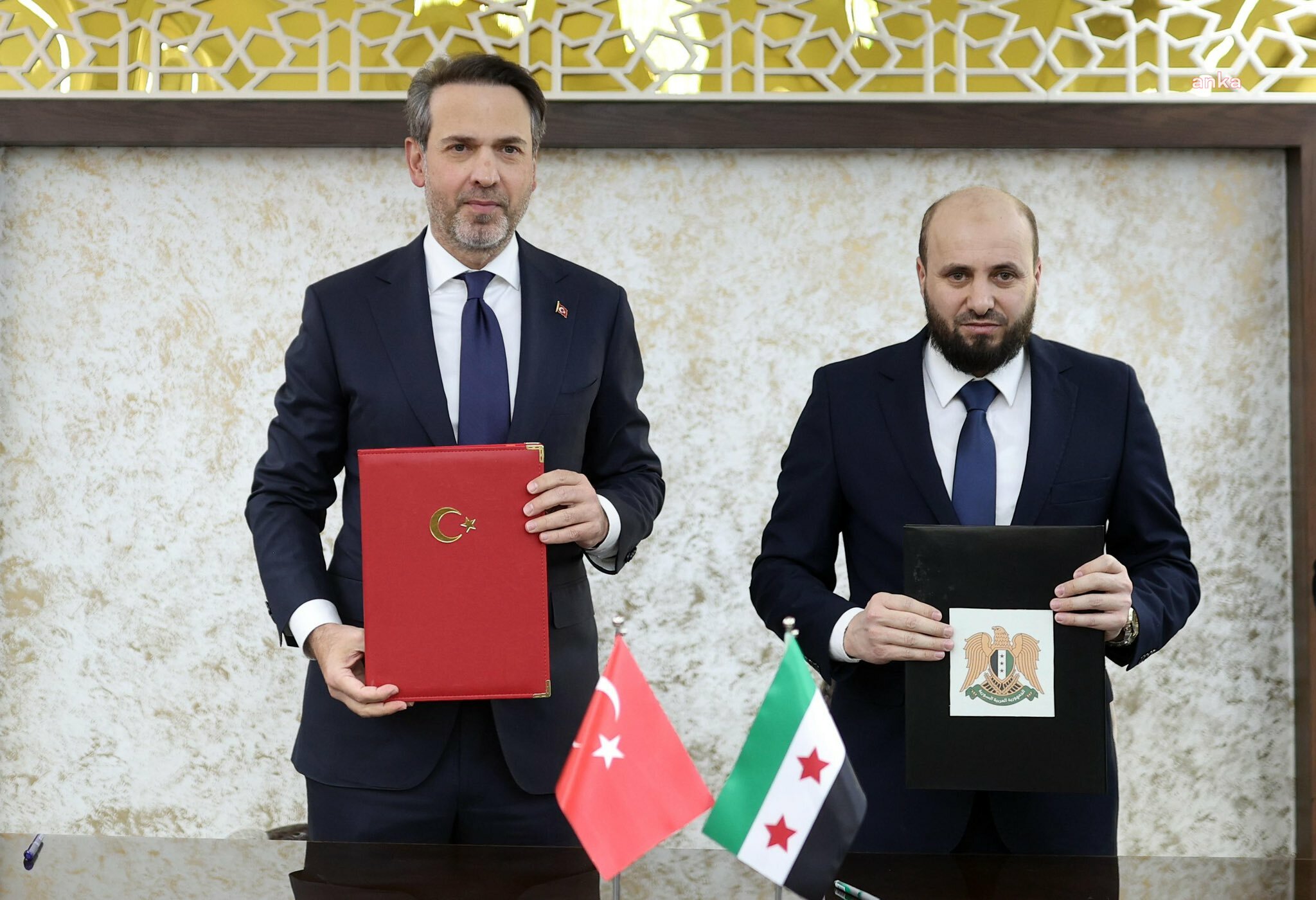 Türkiye ve Suriye arasında "Enerji, Madencilik ve Hidrokarbon Alanlarında Mutabakat Zaptı" imzalandı