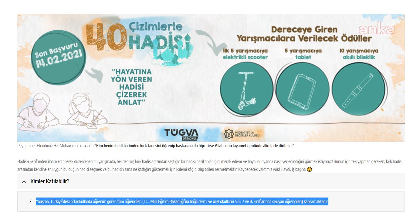 TÜGVA, ORTAOKUL ÖĞRENCİLERİNE "15 YAŞ SINIRI ÖNERİLEN" ELEKTRİKLİ SCOOTER VERECEK