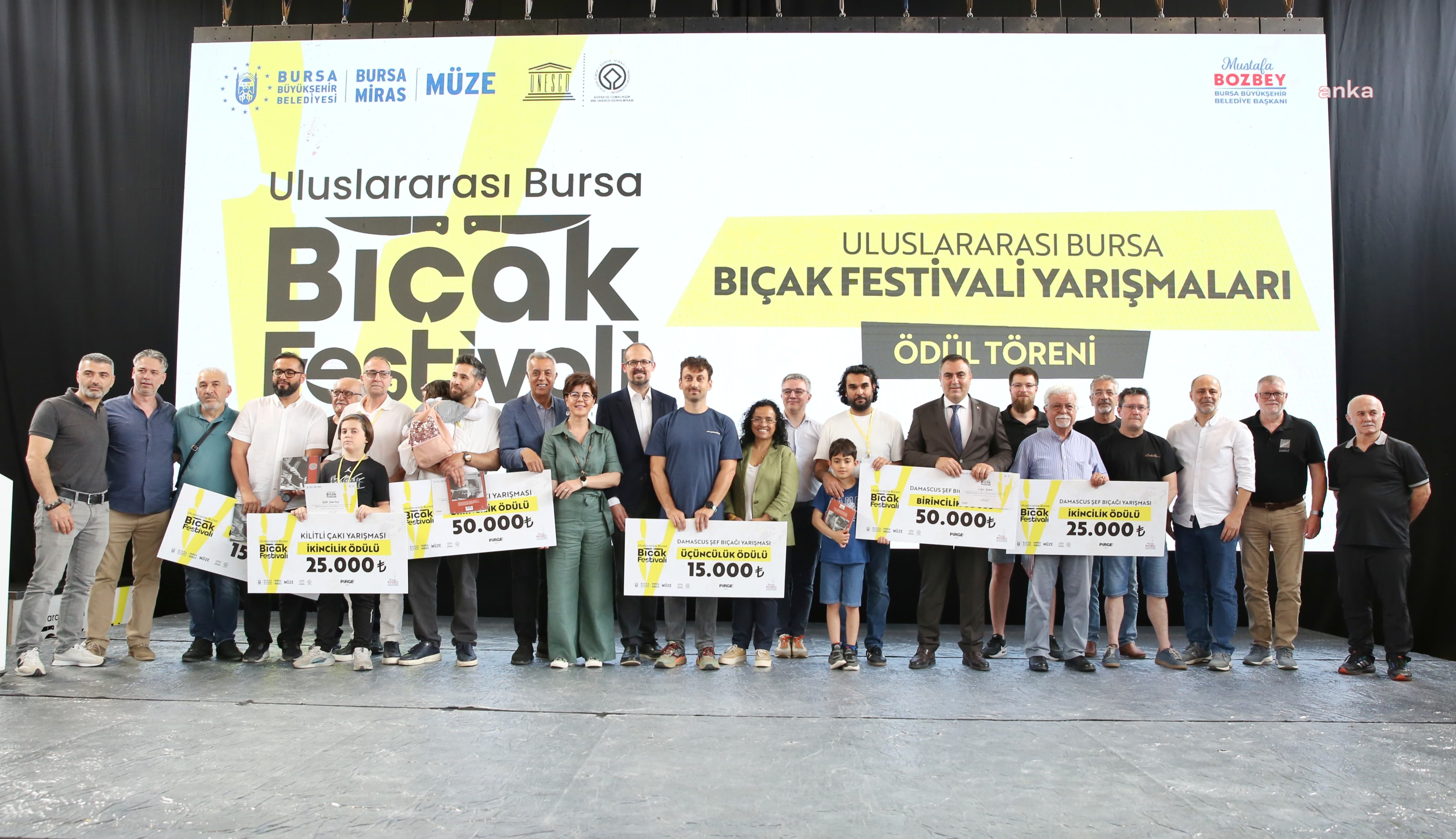 Bursa'da bıçağın ustaları ödüllendirildi