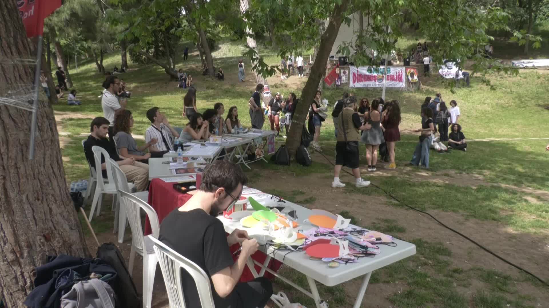 Maçka Demokrasi Parkı'nda tutuklu öğrenciler için "Bahar Direniş Şenliği"
