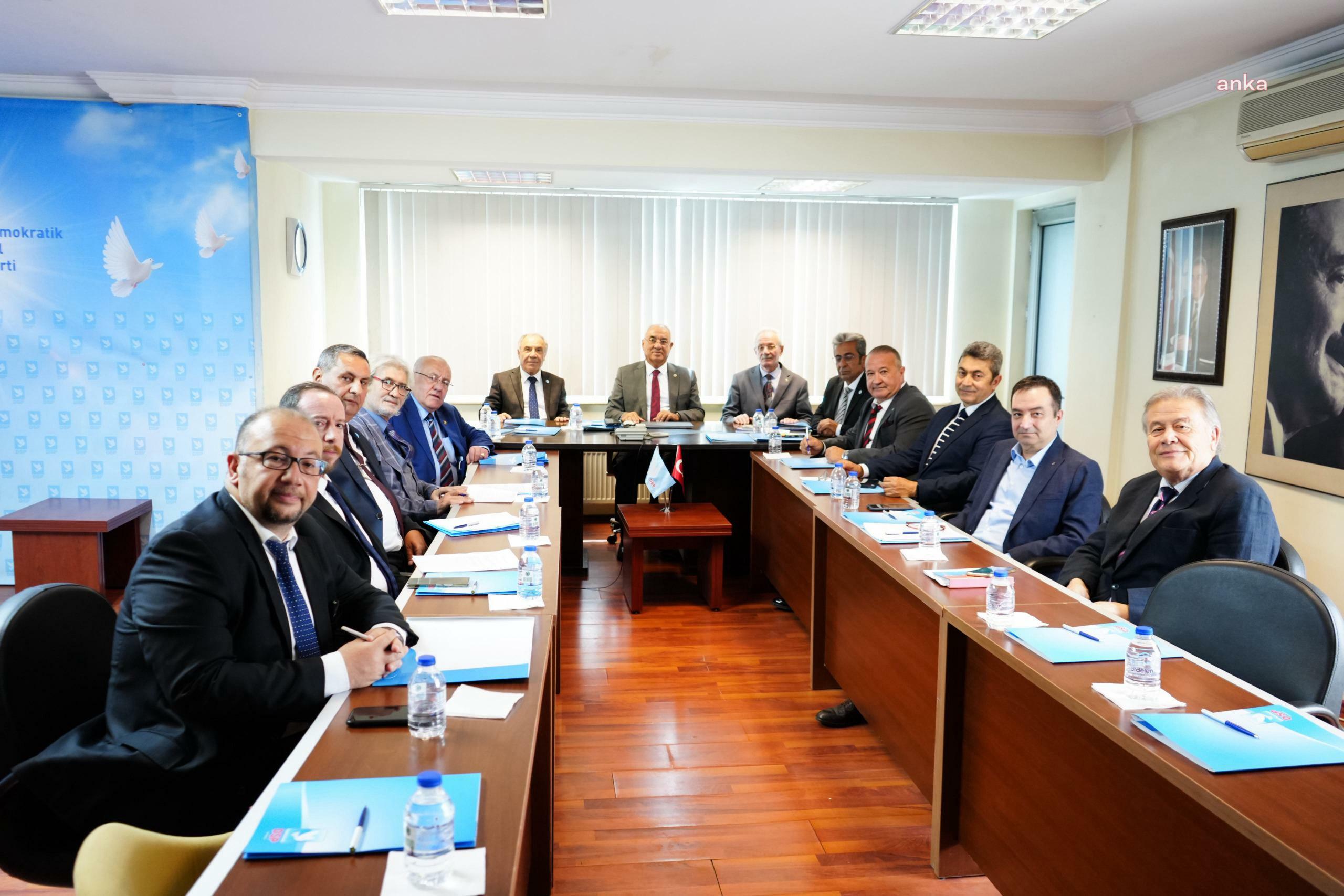 DSP’de İl Başkanları, Başkanlık Kurulu ve Parti Meclisi toplantıları yapıldı