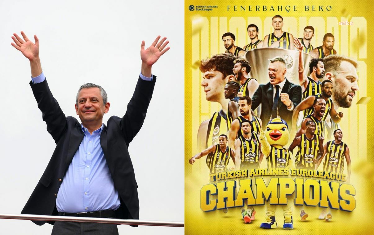 Özgür Özel: THY Avrupa Ligi finalinde Monaco’yu mağlup ederek şampiyon olan Fenerbahçe Beko basketbol takımını tebrik ediyorum
