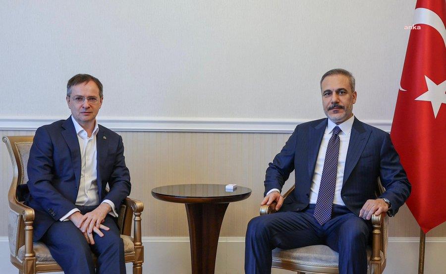 Dışişleri Bakanı Hakan Fidan, Moskova'da Rusya Devlet Başkanı Danışmanı Vladimir Medinski ile görüştü