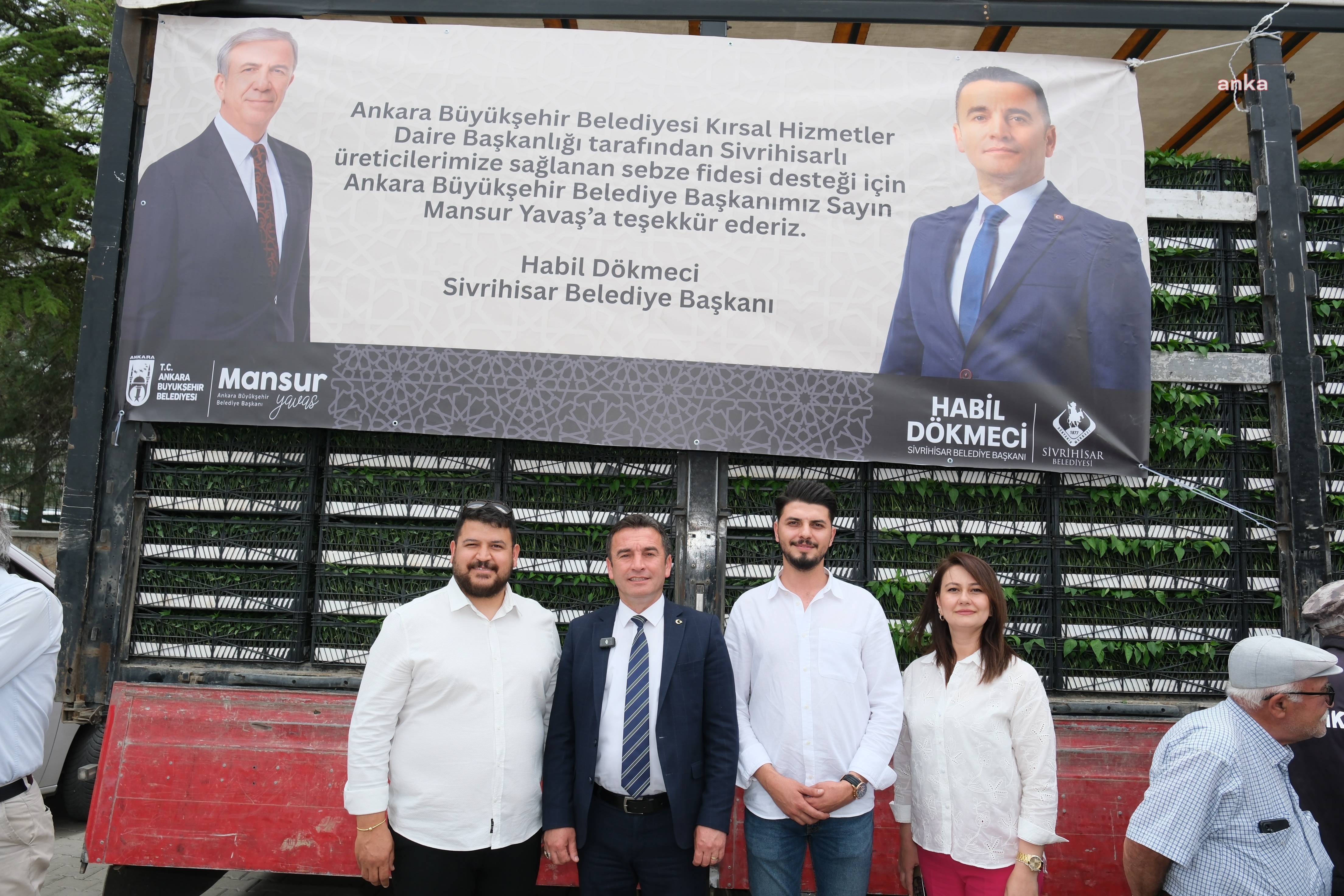 Sivrihisar’da fideler çiftçilerle buluşturuldu