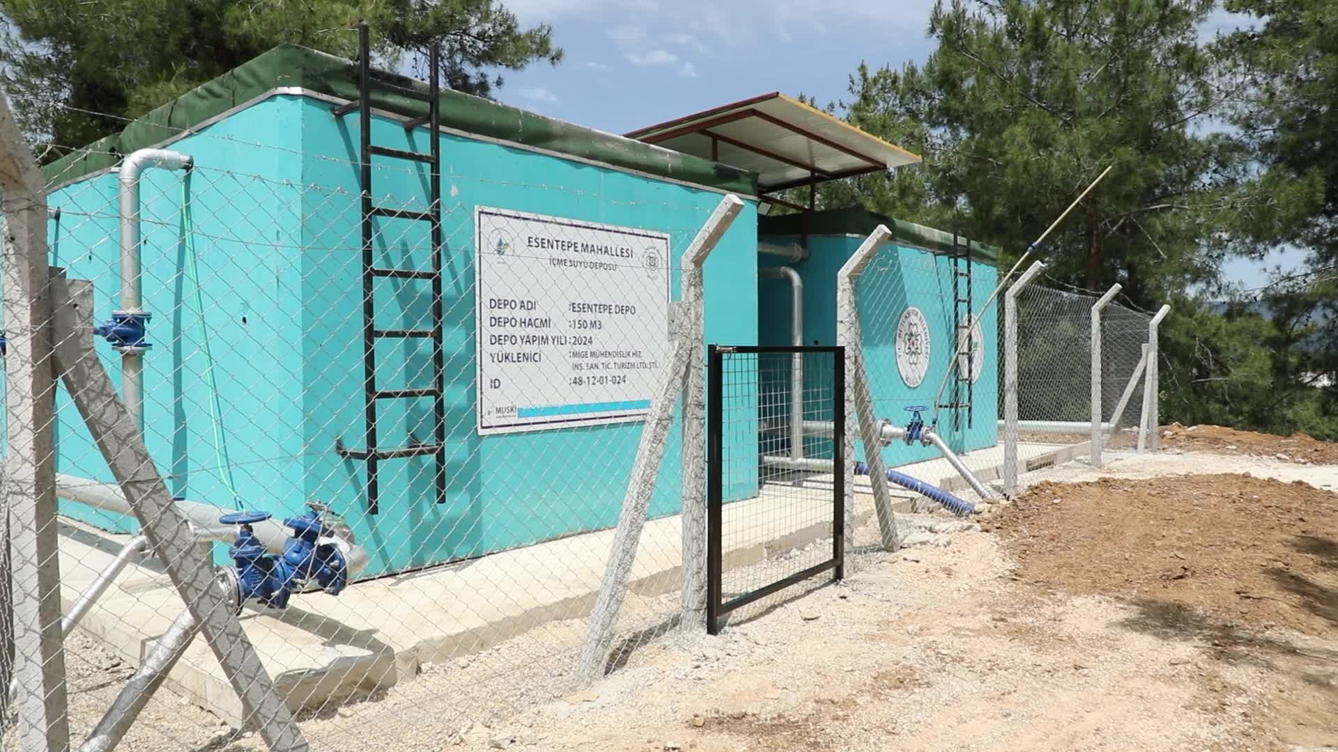 Muğla Büyükşehir Belediyesi, Ula'nın üç mahallesinde içme suyu depolarını yeniledi