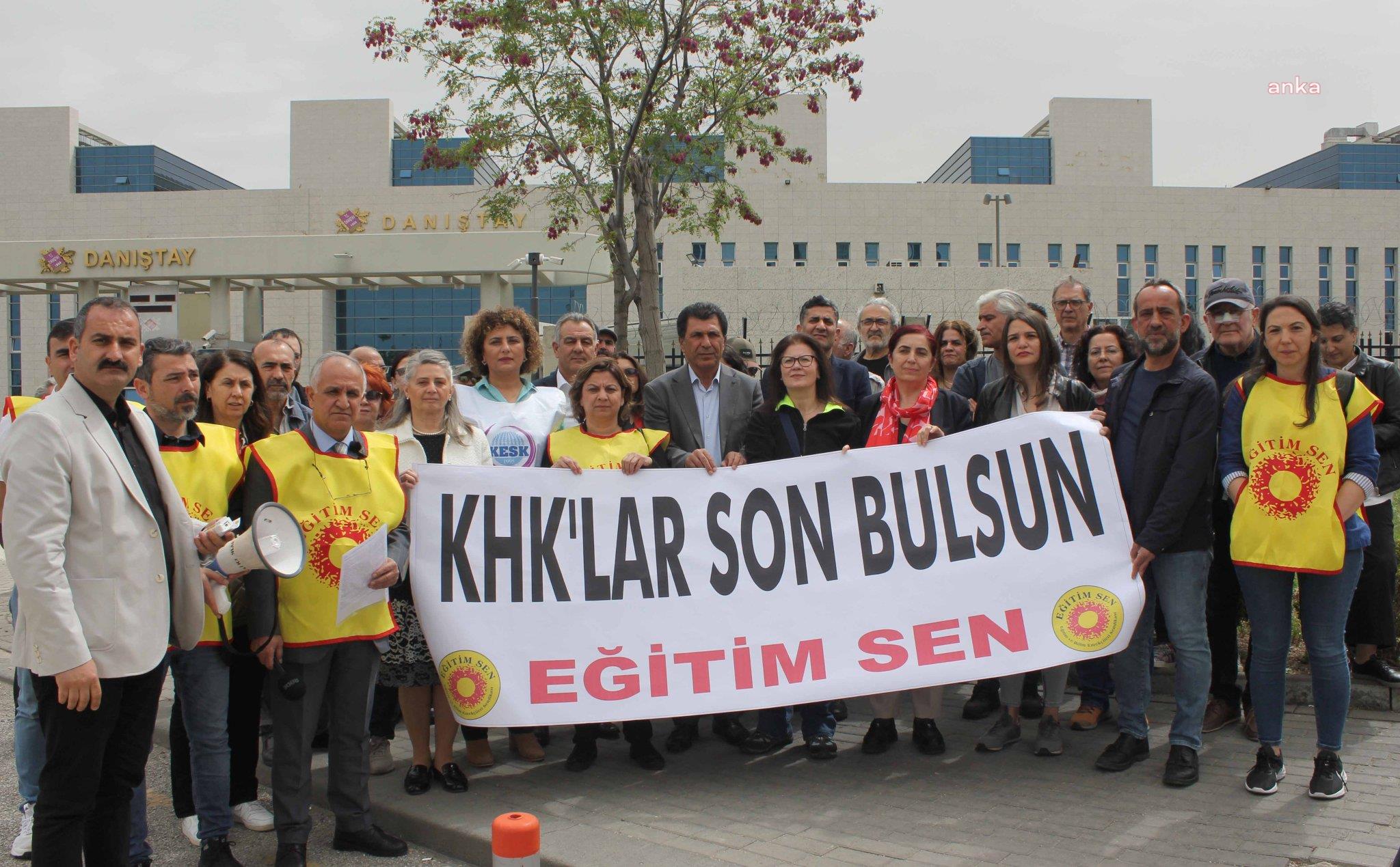 Eğitim-Sen: “Toplumsal barışın önünü açmak, için atılması gereken önemli adımlardan biri de OHAL KHK’leriyle ihraç edilen kamu emekçilerinin görevlerine iadesidir”