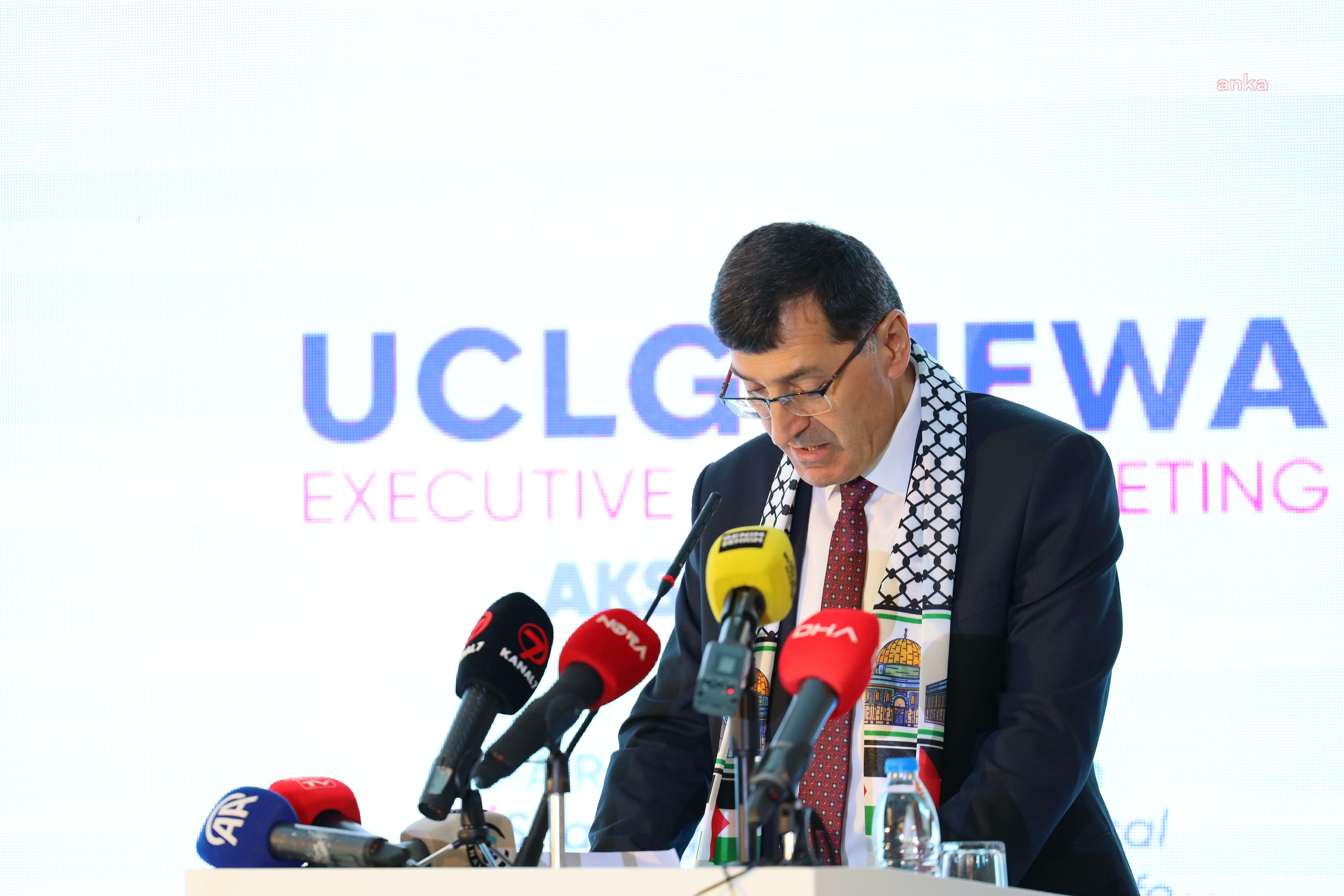 Kütahya Belediye Başkanı Kahveci, UCLG-MEWA toplantısına katıldı