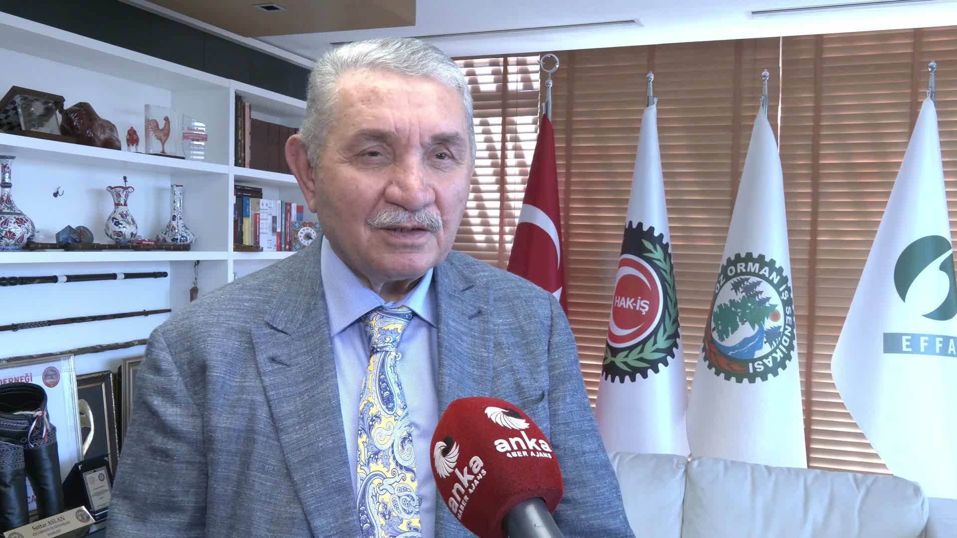 Öz Orman-İş Sendikası Genel Başkanı Aslan'dan vatandaşlara orman yangını uyarısı: “Kurbanlarımızı keselim, mangalımızı yakalım ama doğamızı da koruyalım”