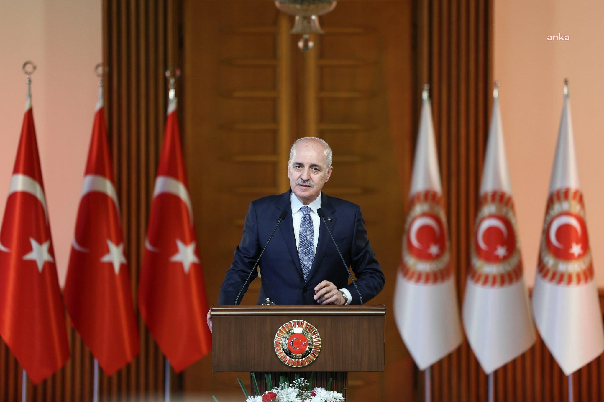 TBMM Başkanı Kurtulmuş: "İsrail’in saldırıları sonucu şehit olan 5 insani yardım gönüllüsüne Allah'tan rahmet diliyorum"