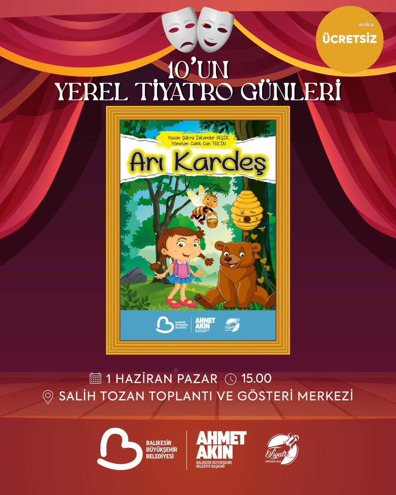 Balıkesir'de "10’un Yerel Tiyatro Günleri" başlıyor
