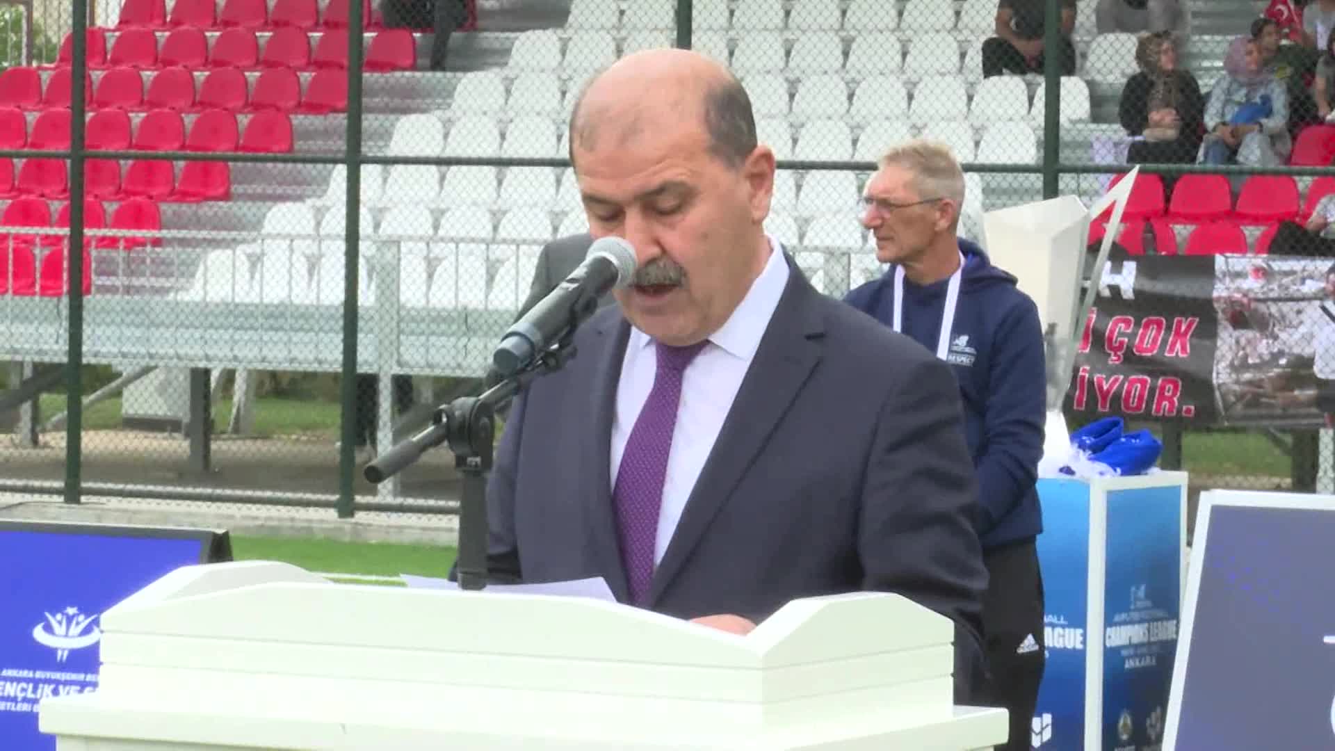 Ampute Futbol Şampiyonlar Ligi Ankara’da başladı