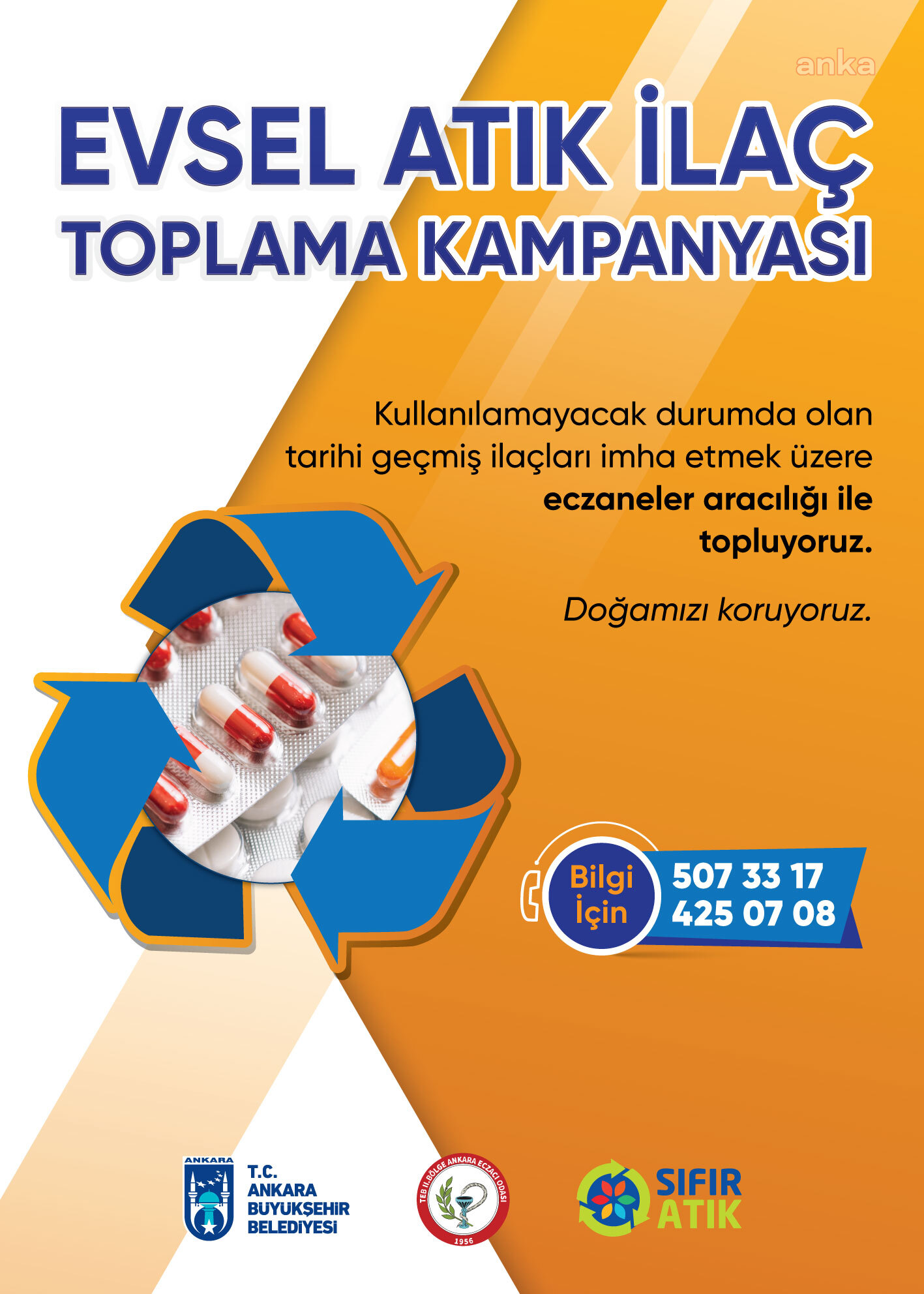 ANKARA BÜYÜKŞEHİR, TARİHİ GEÇEN İLAÇLARI ECZANELERLE BİRLİKTE TOPLAYIP İMHA EDECEK