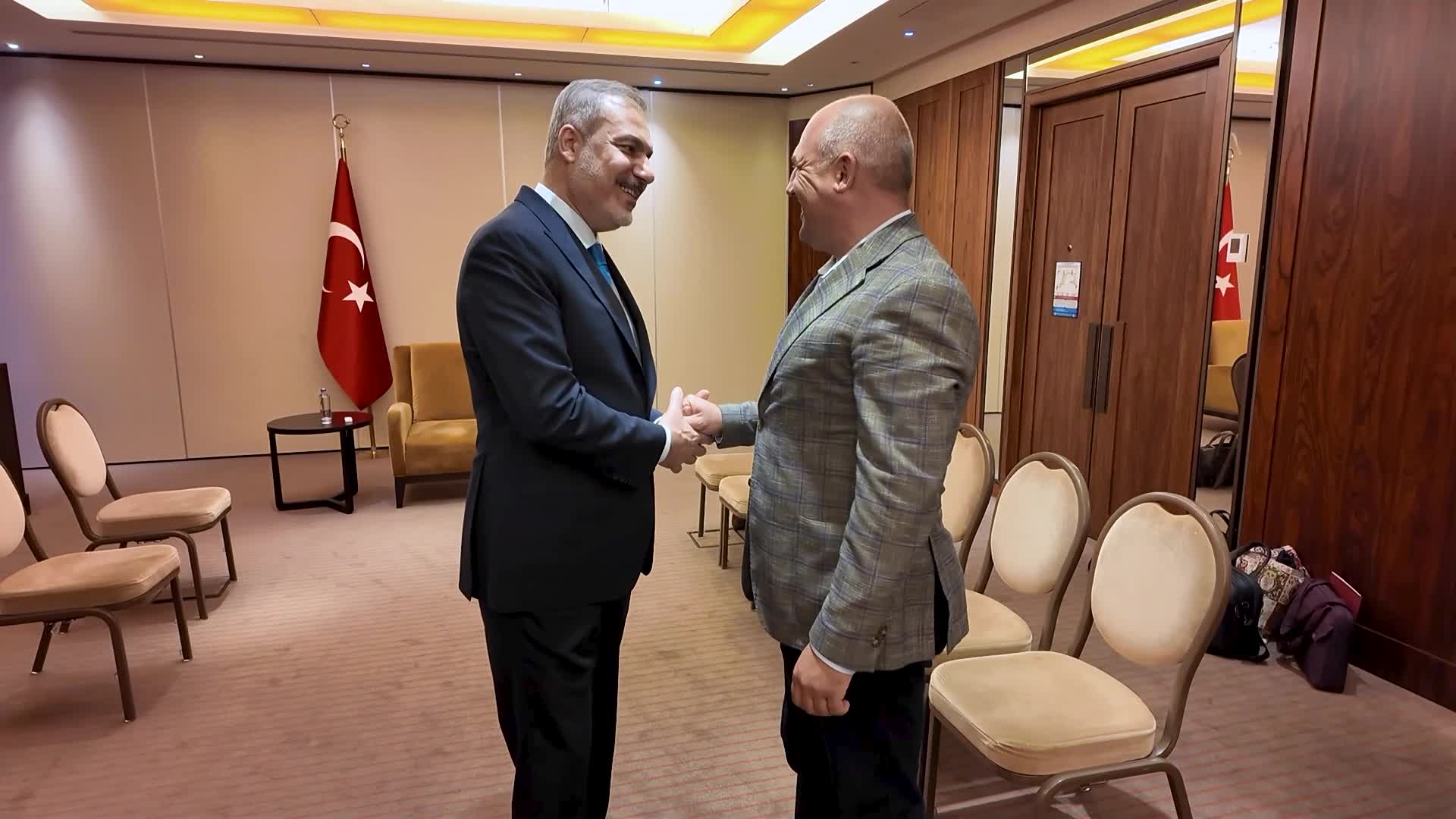 Dışişleri Bakanı Fidan, Gagavuz Türkleri temsilcilerini kabul etti