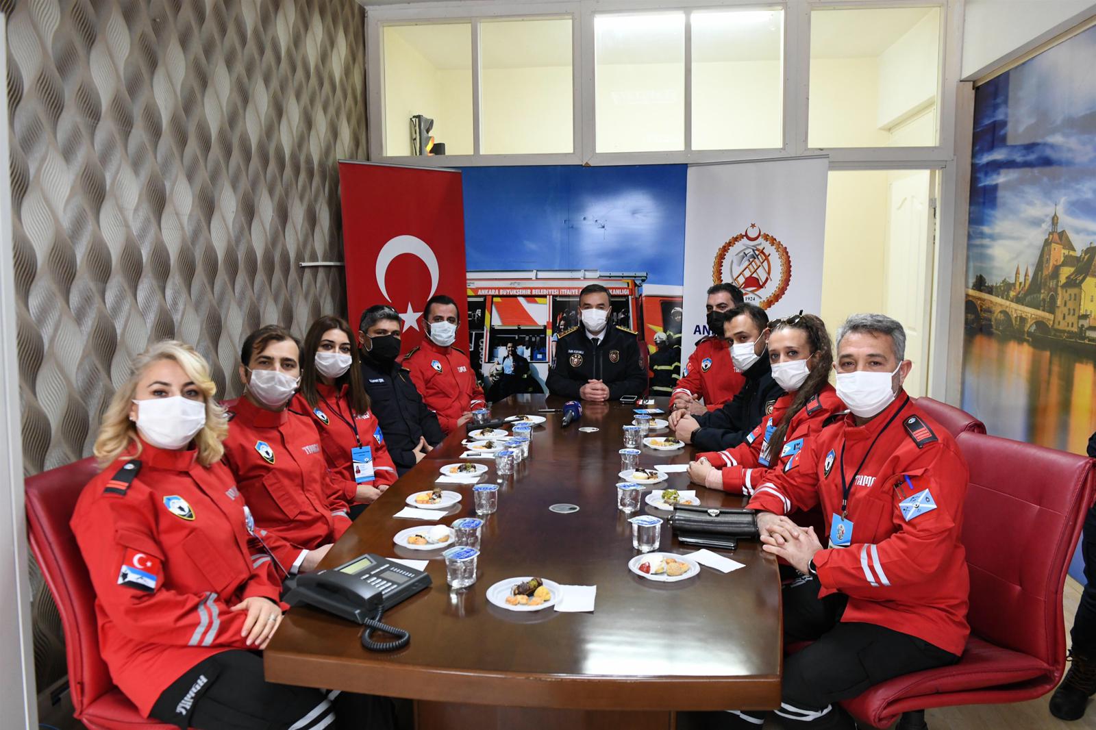 ANKARA İTFAİYESİ, DOĞAL AFETLERDE TAMGA İLE İŞ BİRLİĞİ YAPACAK