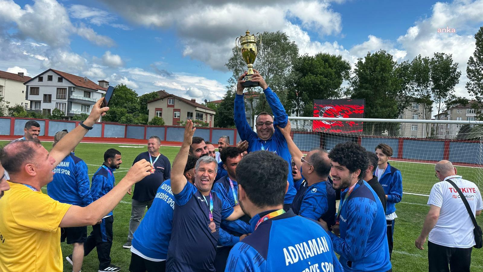 Adıyaman Belediyespor İşitme Engelliler Takımı, Türkiye üçüncüsü oldu