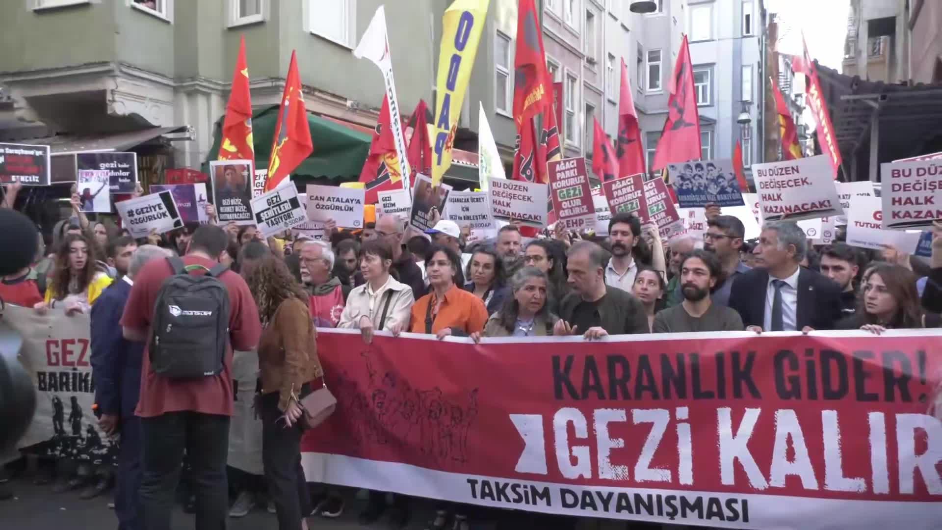 Gezi'nin 12. yıl dönümünde Beyoğlu'nda anma: Gezi'den darbe çıkarmak beyhude bir çabadır