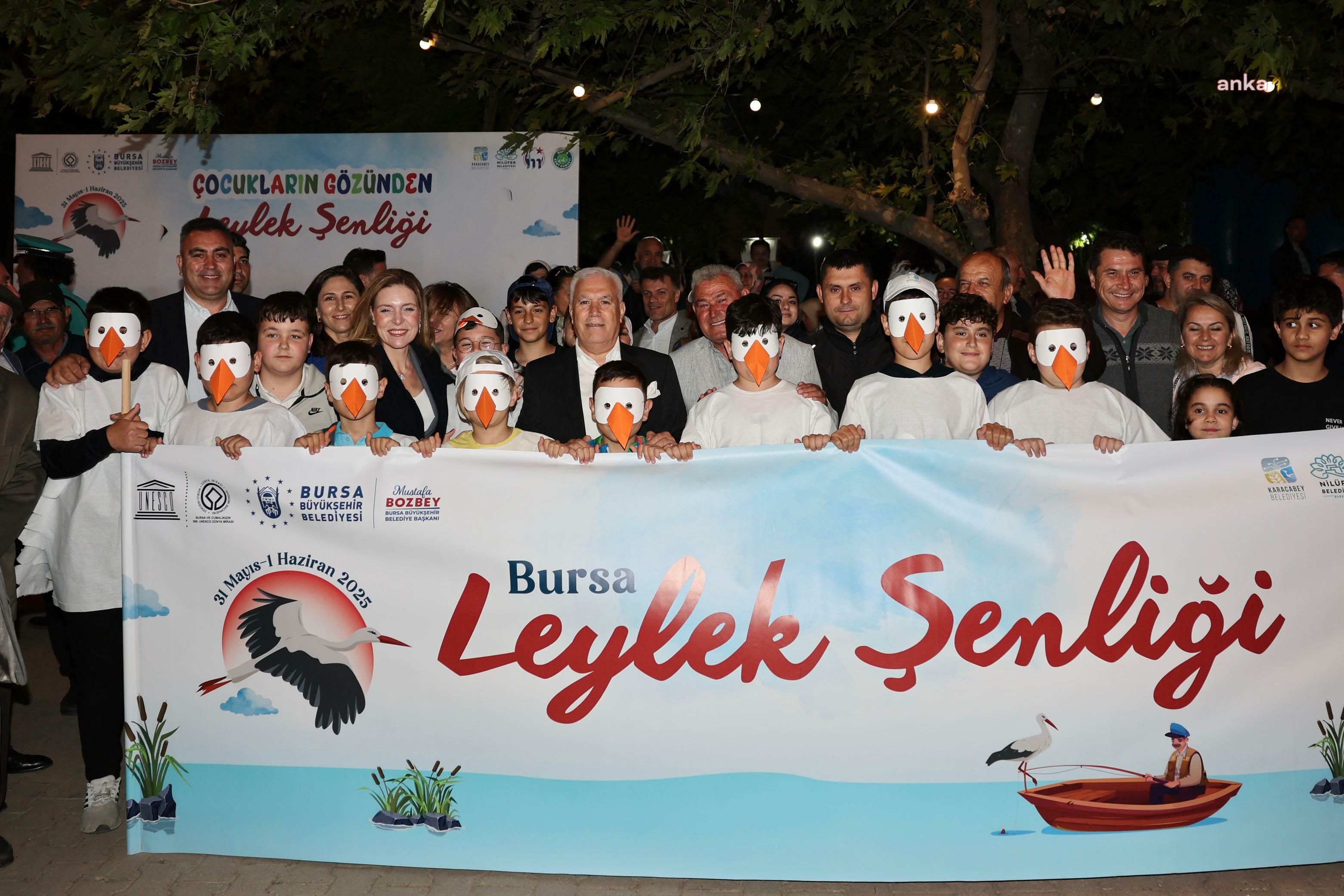 "Bursa Leylek Şenliği", Eskikaraağaç'taki kortejle başladı