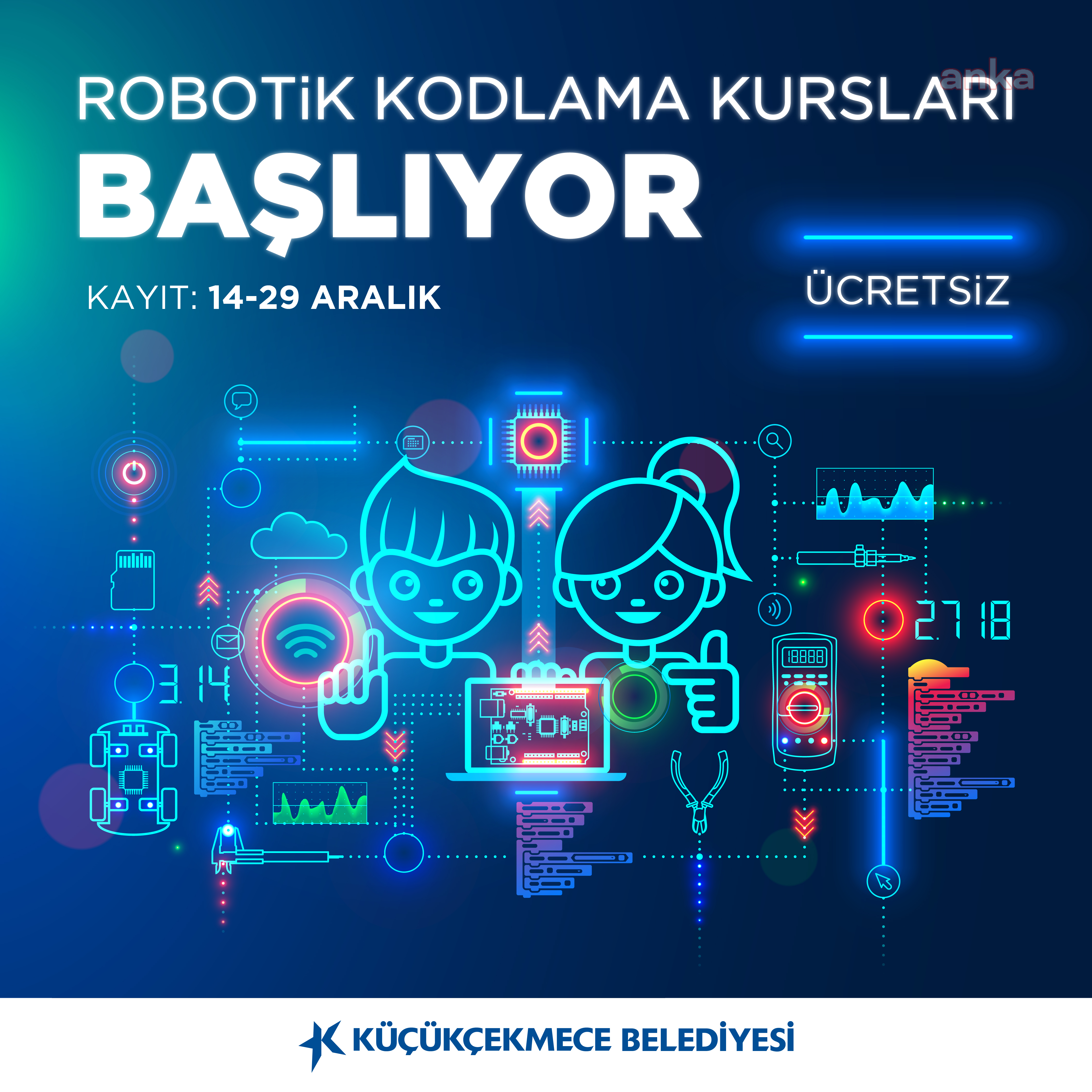 KÜÇÜKÇEKMECELİ ÇOCUKLAR GELECEKLERİNİ KODLUYOR