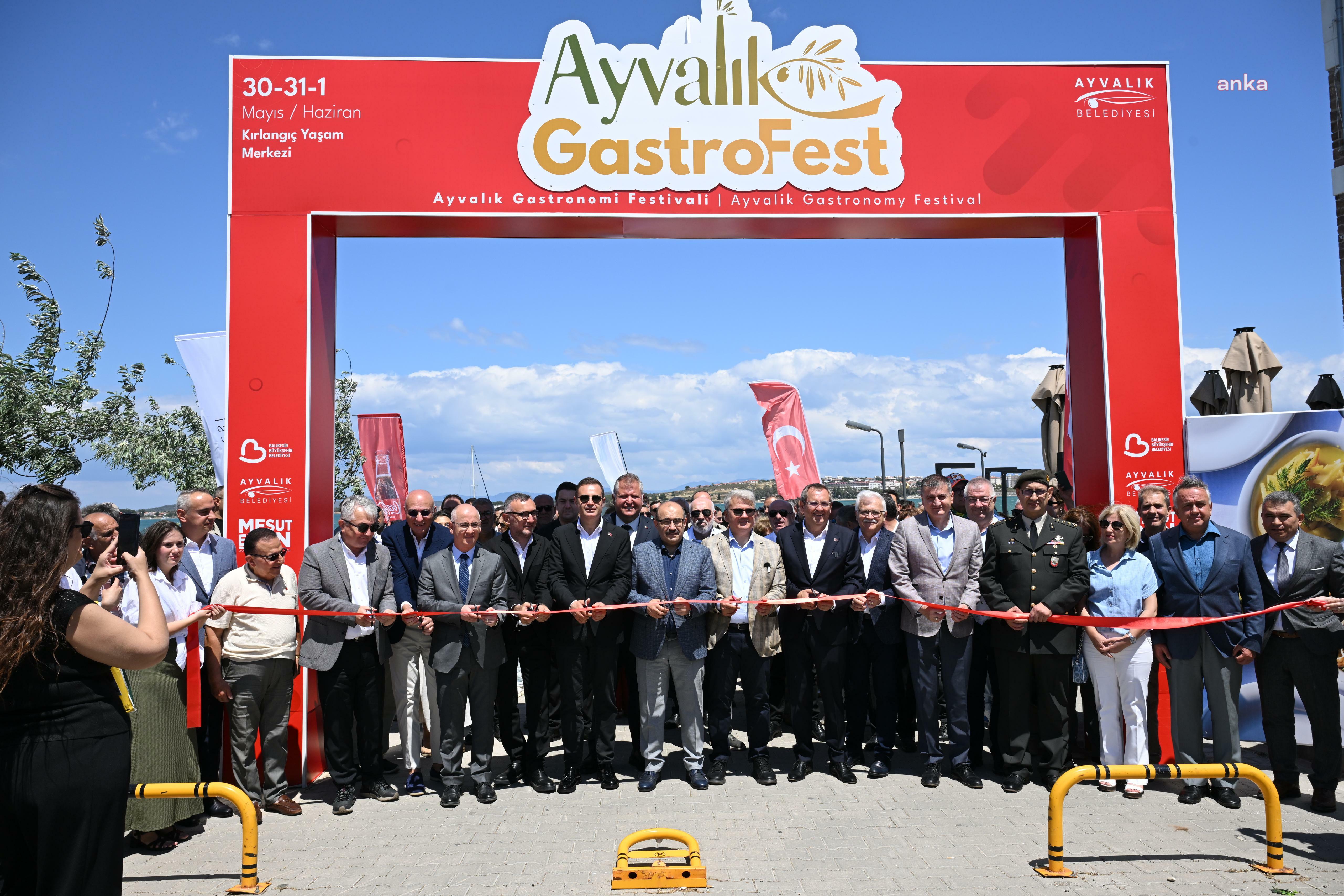 Balıkesir Büyükşehir Belediye Başkanı Akın, “GastroFest Ayvalık”a katıldı