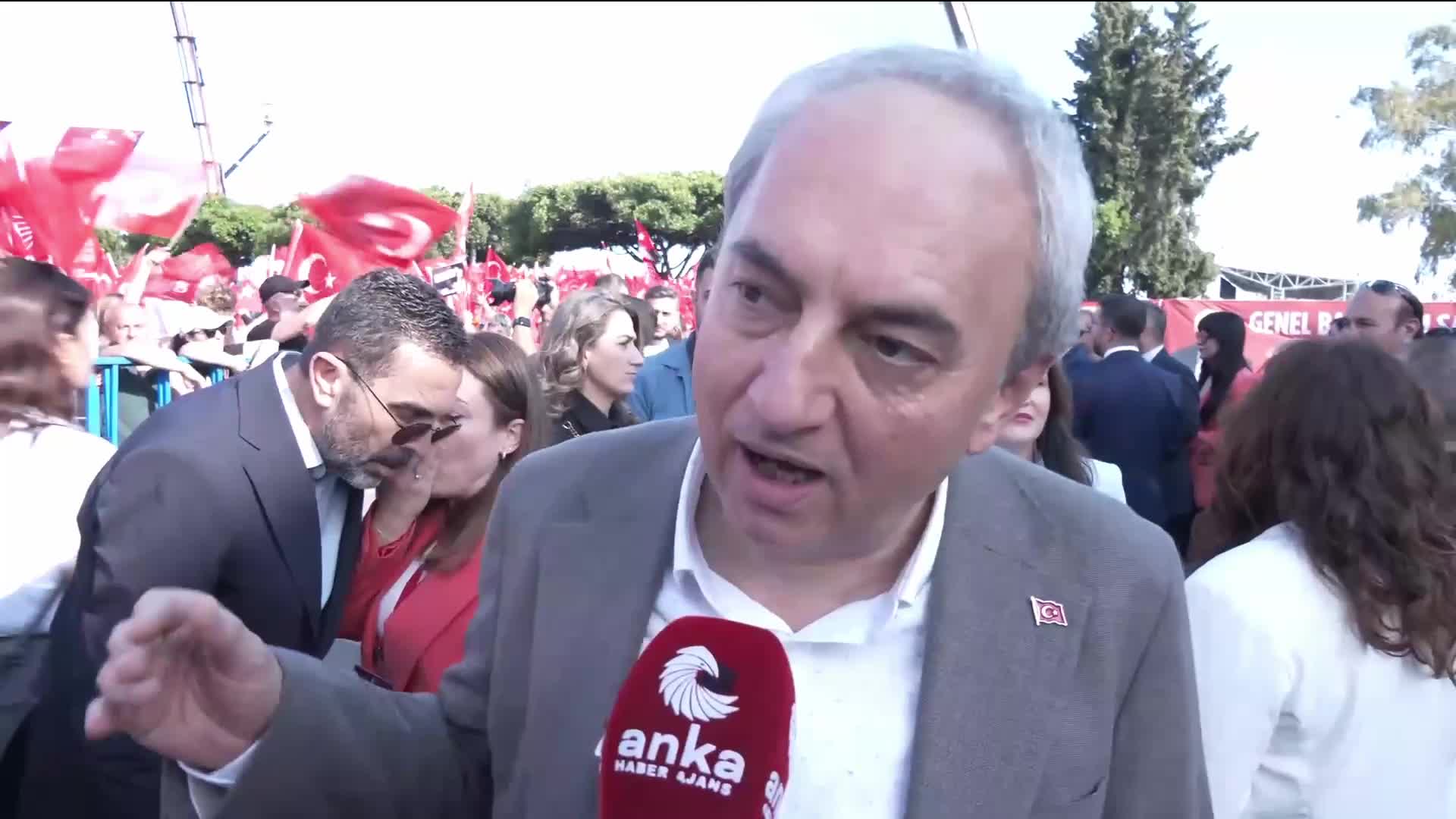CHP'nin ''Millet İradesine Sahip Çıkıyor'' mitingi.. Kepez Belediye Başkanı Kocagöz: Antalya'da insanlar özgürlük, adalet diye bağırıyor