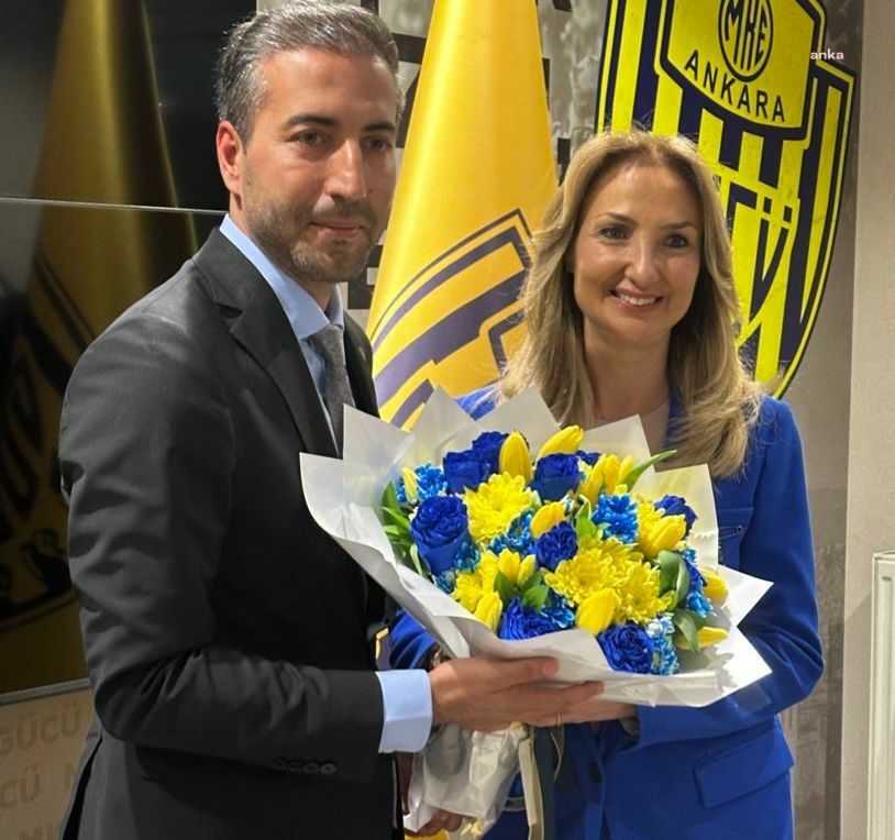 CHP’den Ankaragücü Spor Kulübü’nün yeni yönetimine ziyaret... Aylin Nazlıaka: “Ankaragücü, başkentimizin en önemli markalarından birisidir”