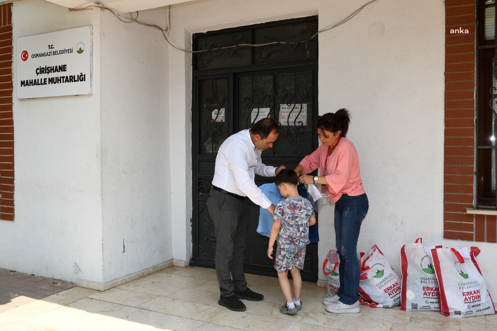 Osmangazili çocuklar bayram sevincini erken yaşadı