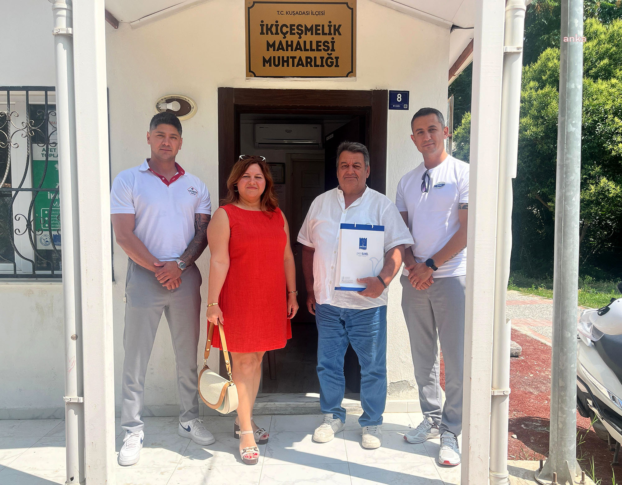 Kuşadası'nda muhtarların Kurban Bayramı kutlandı