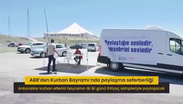 Ankara Büyükşehir Belediyesi'nden bayramda paylaşma seferberliği