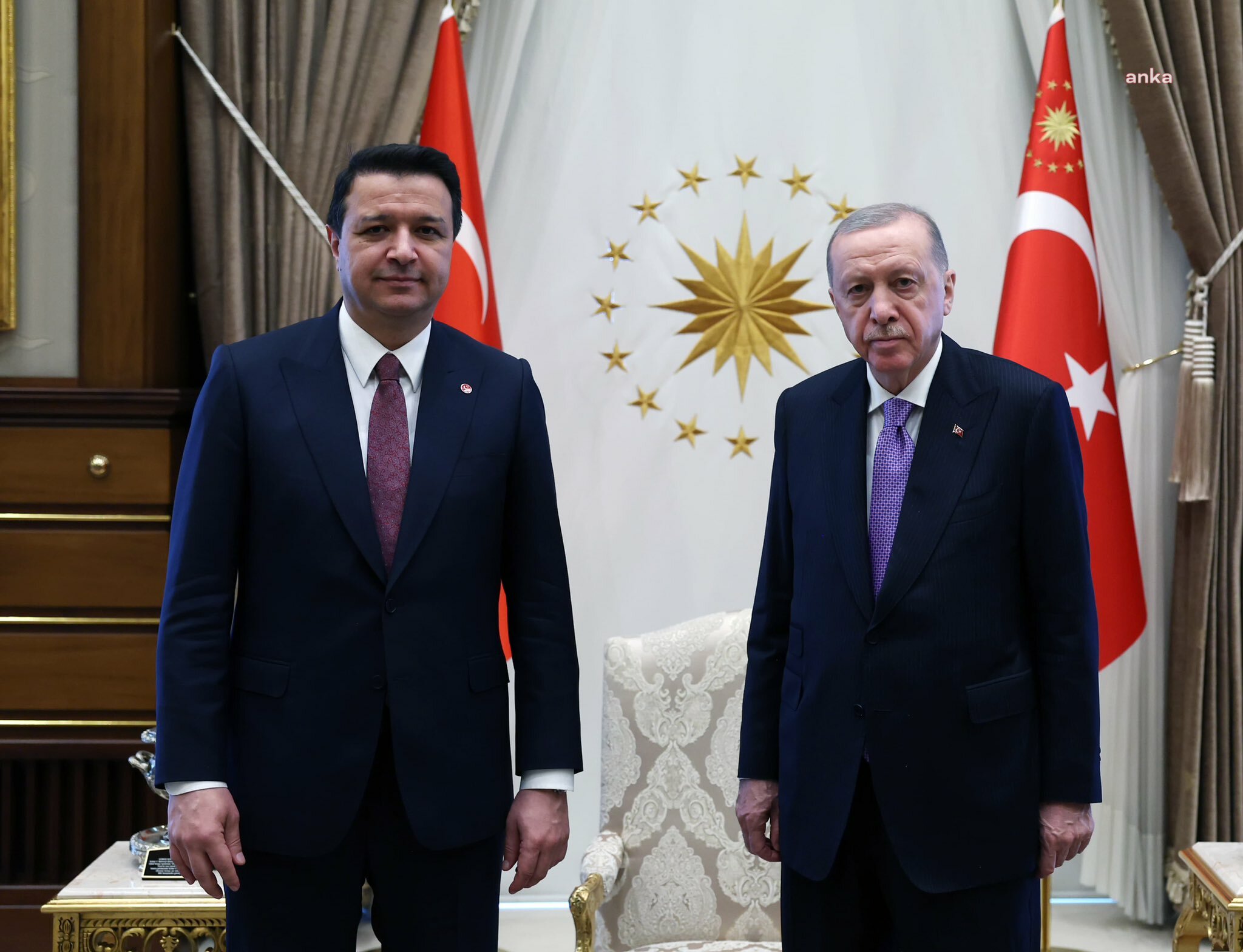 Cumhurbaşkanı Erdoğan, Saadet Partisi Genel Başkanı Mahmut Arıkan'ı kabul etti
