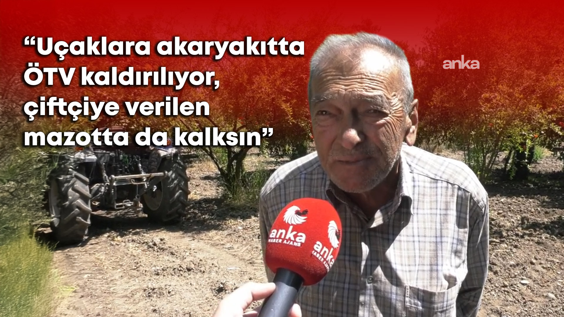 Antalyalı çiftçi destek bekliyor... Çiftçi Nail Avcı: "80 dönüm arazim var ama verilen destek beş çuval gübre parası kadar"