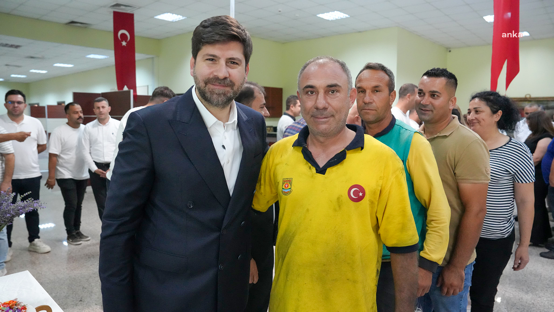 Tarsus Belediye Başkanı Boltaç, personelle bayramlaştı