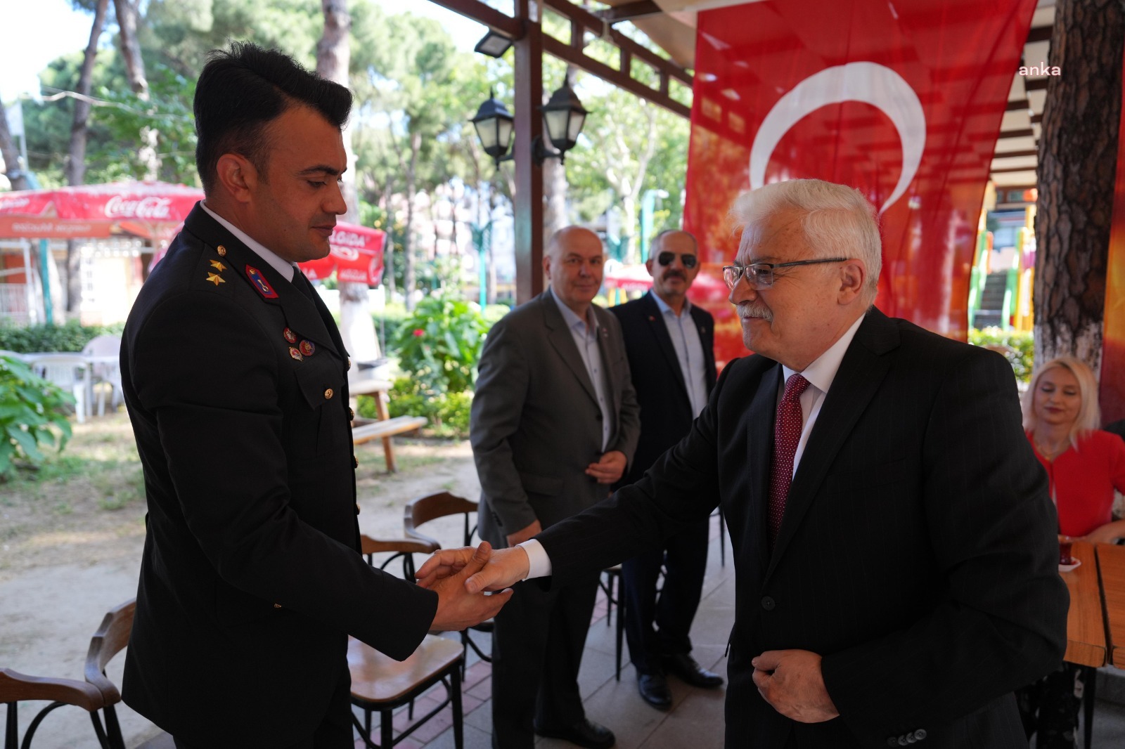 Burhaniye’de bayramlaşma töreni düzenlendi