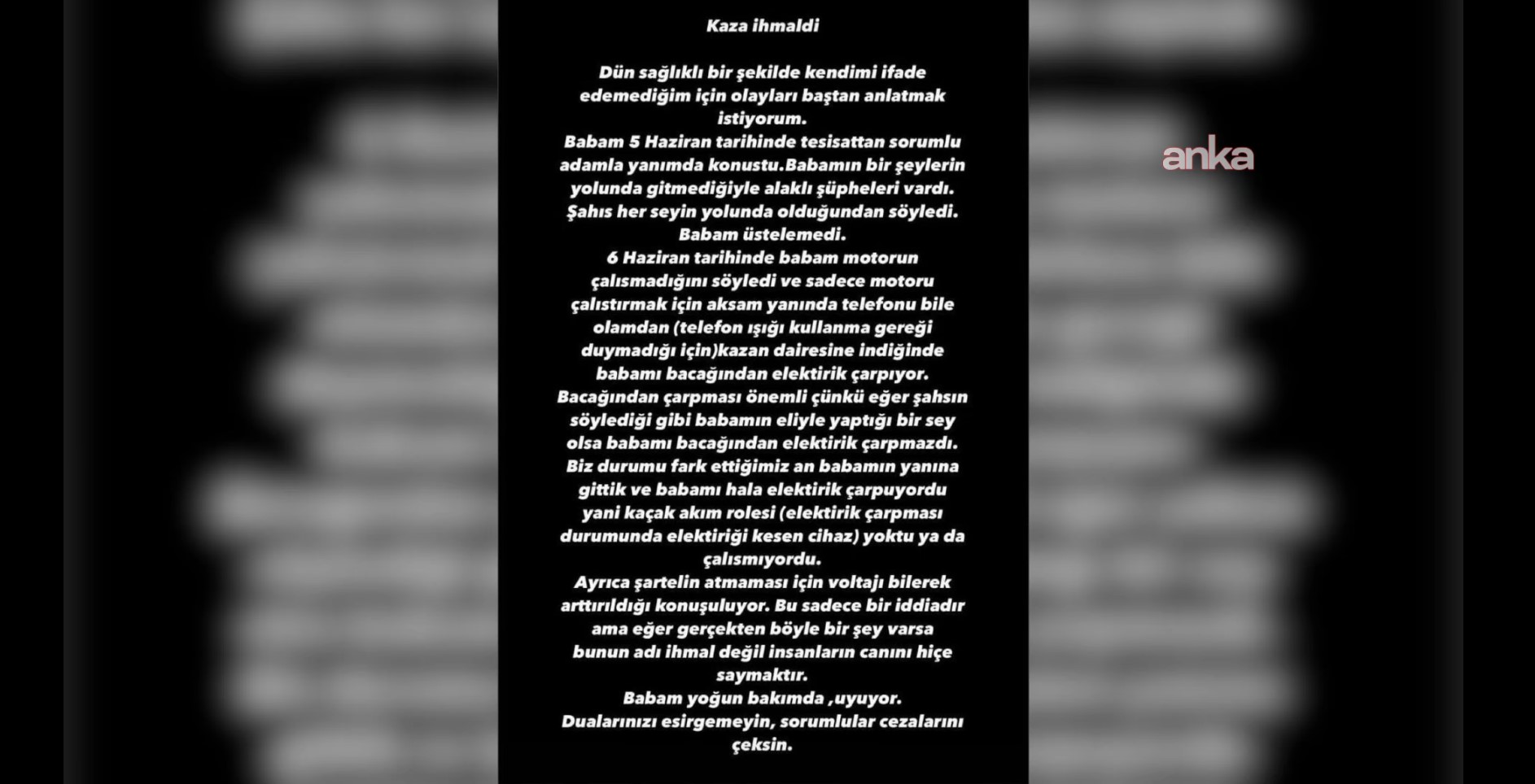 Ferdi Zeyrek'in kızı yaşananları anlattı: Bu bir kaza değil, ihmaldir