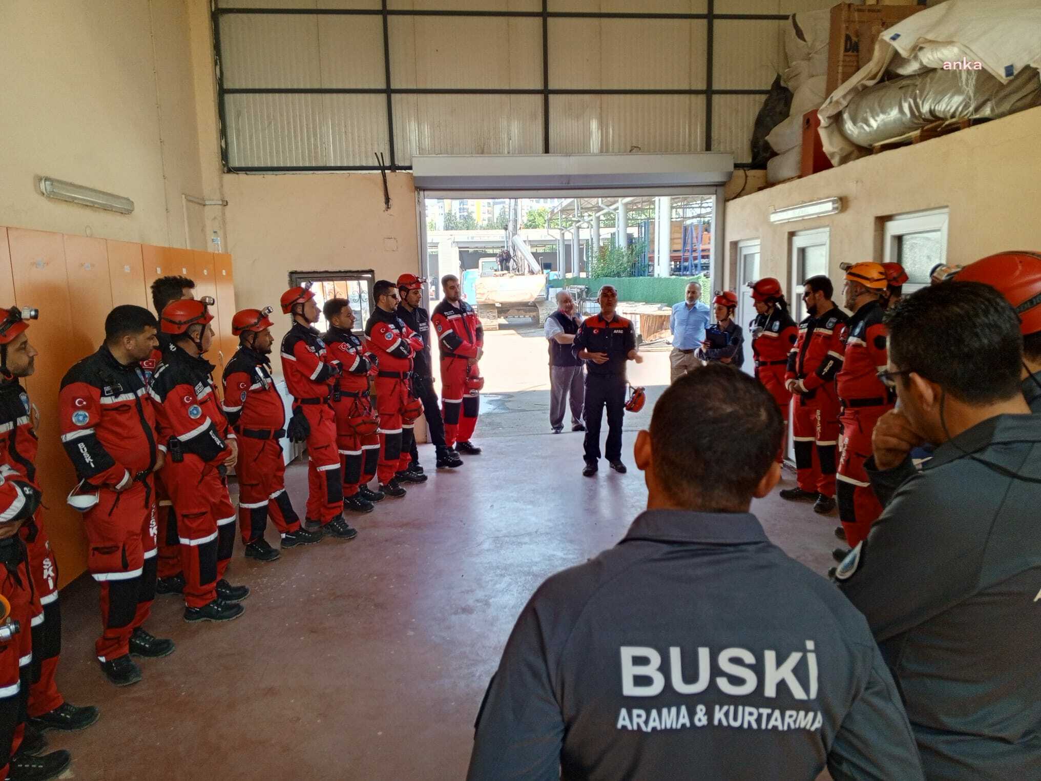 BUSKİ arama kurtarma ekibine hafif seviye kentsel kurtarma akreditasyonu