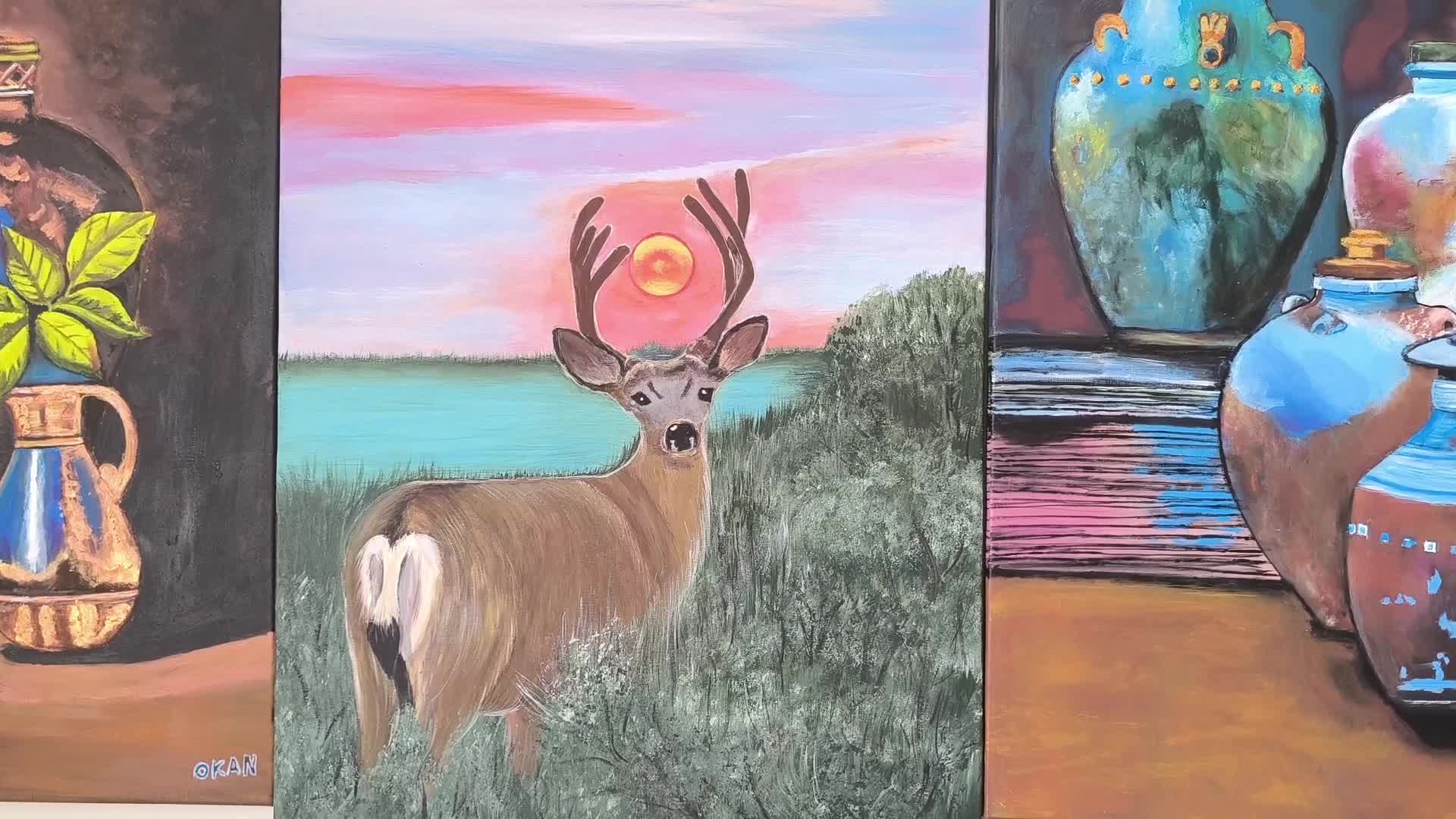 Resim yeteneğiyle dikkat çeken otizmli genç: Ressam olacağım, ne olursa olsun asla pes etmem