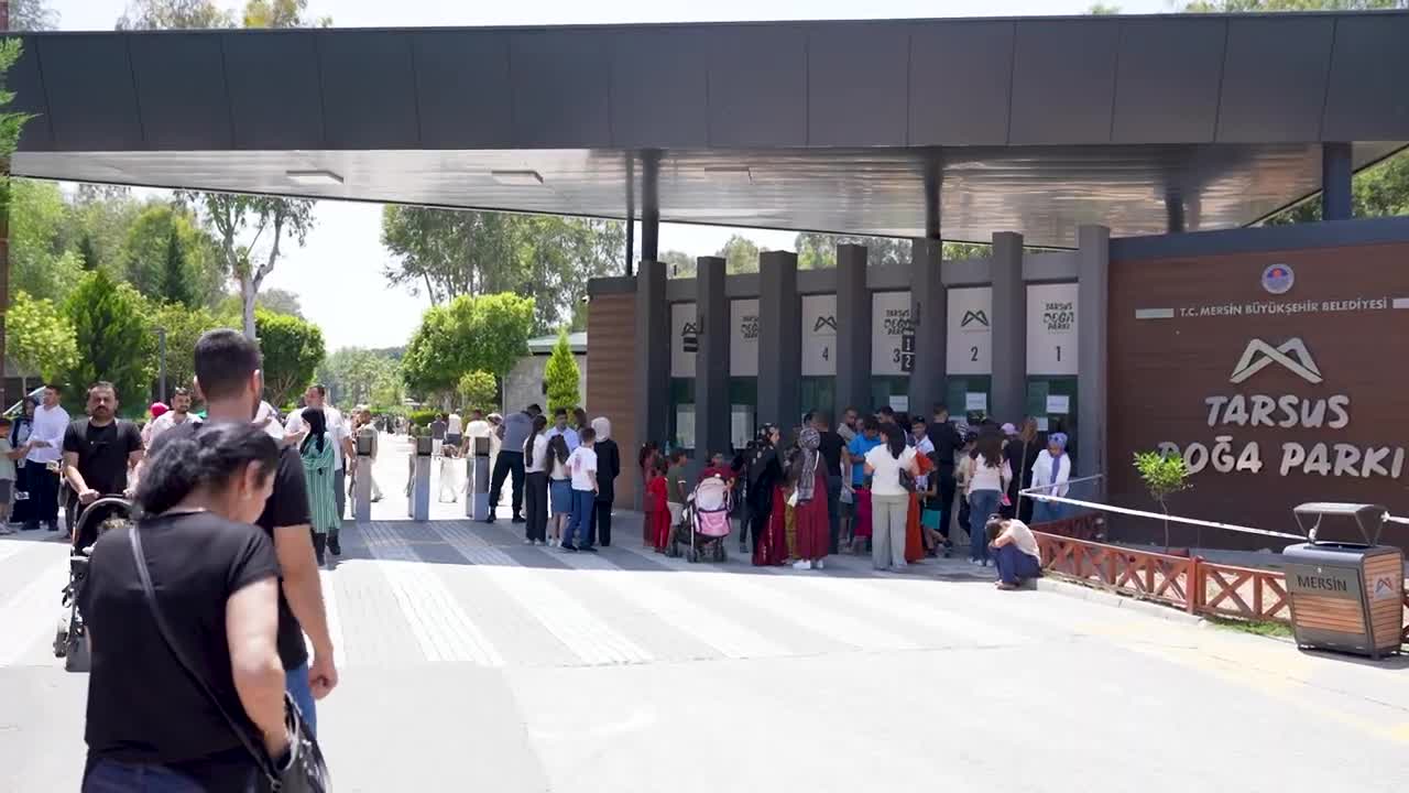 Tarsus Doğa Parkı, bayram boyunca 20 binin üzerinde ziyaretçiyi ağırladı