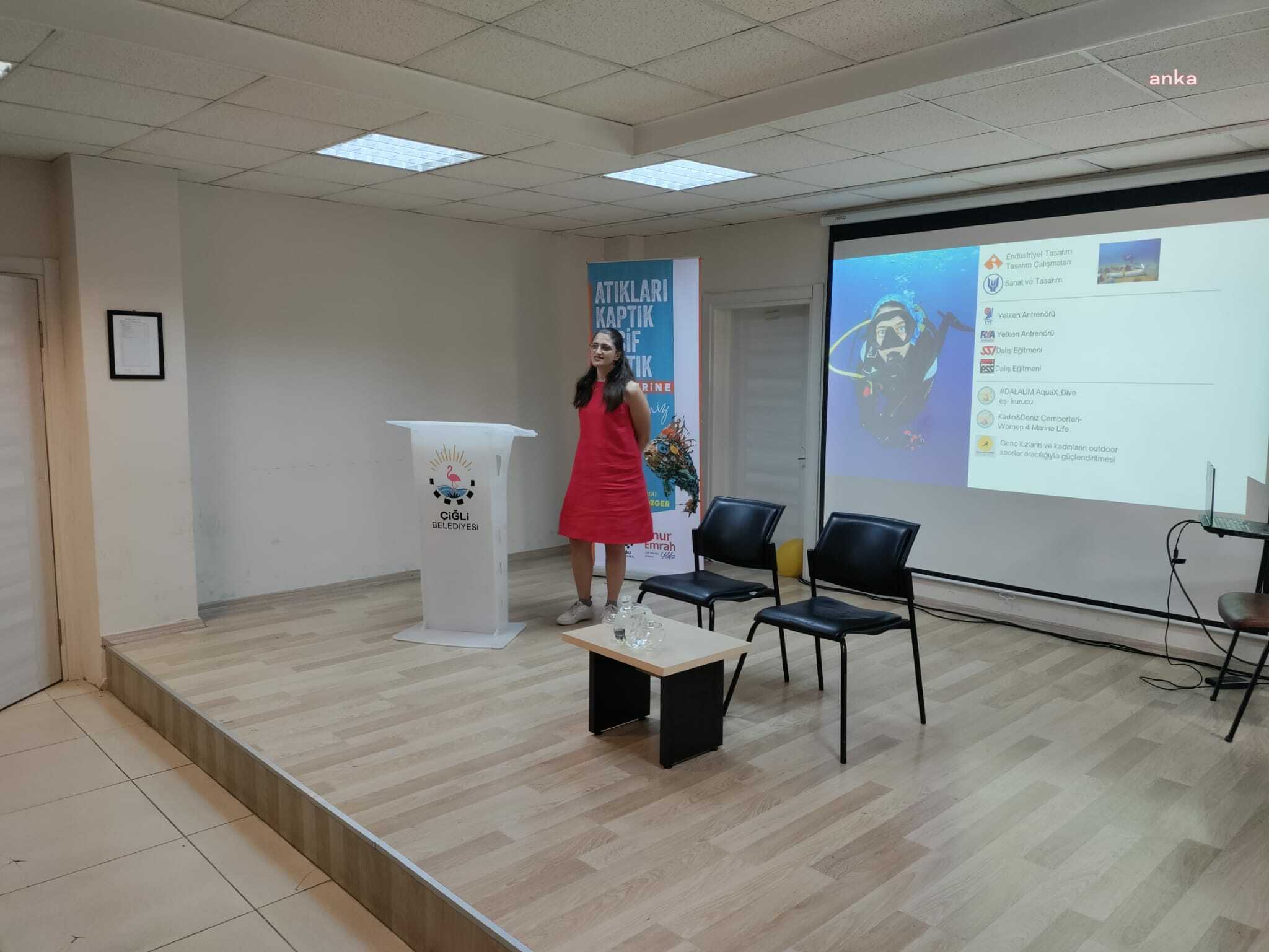 Çiğli’de “Atıkları Kaptık, Resif Yaptık” semineri