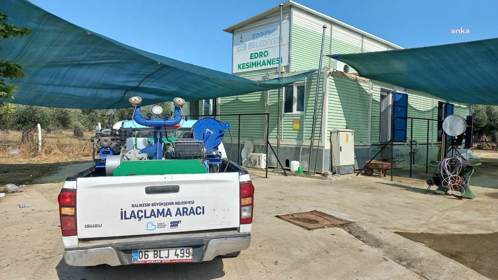 Balıkesir Büyükşehir Belediyesi ekiplerinden Kurban Bayramı’nda yoğun mesai