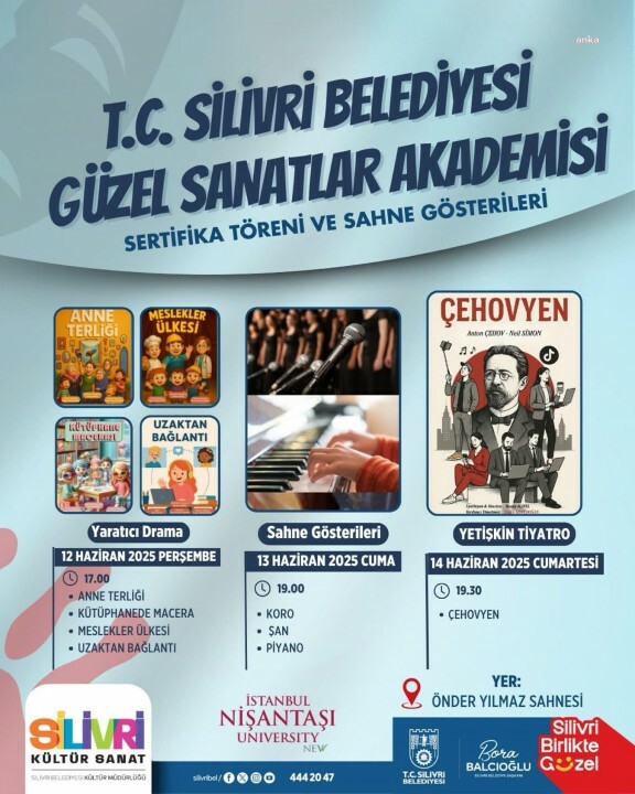 Silivri Belediyesi’nden sanatseverlere özel program